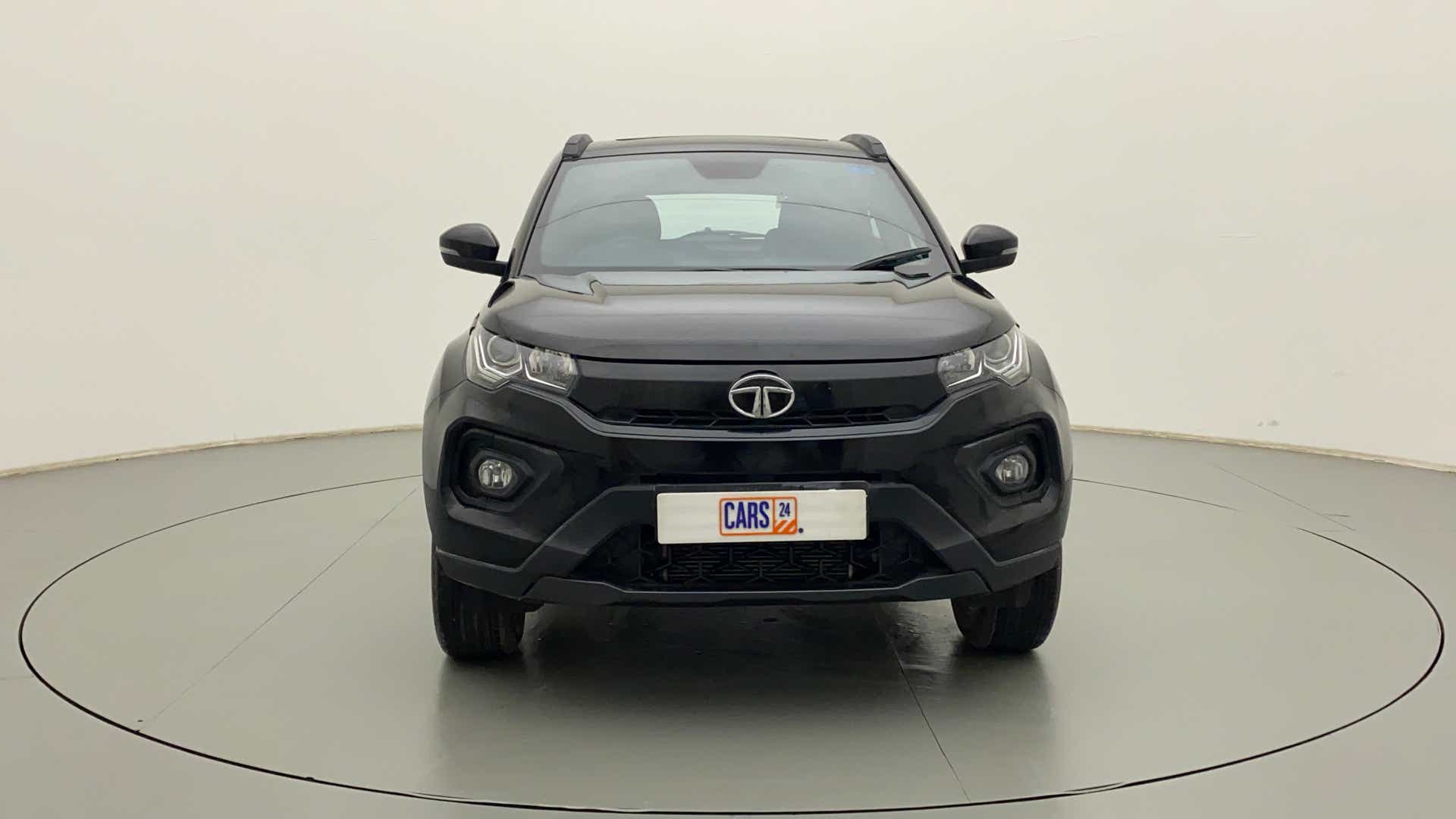 Front view of a Tata Nexon 2017-2023