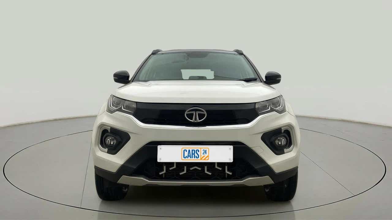 Front view of a Tata Nexon 2017-2023