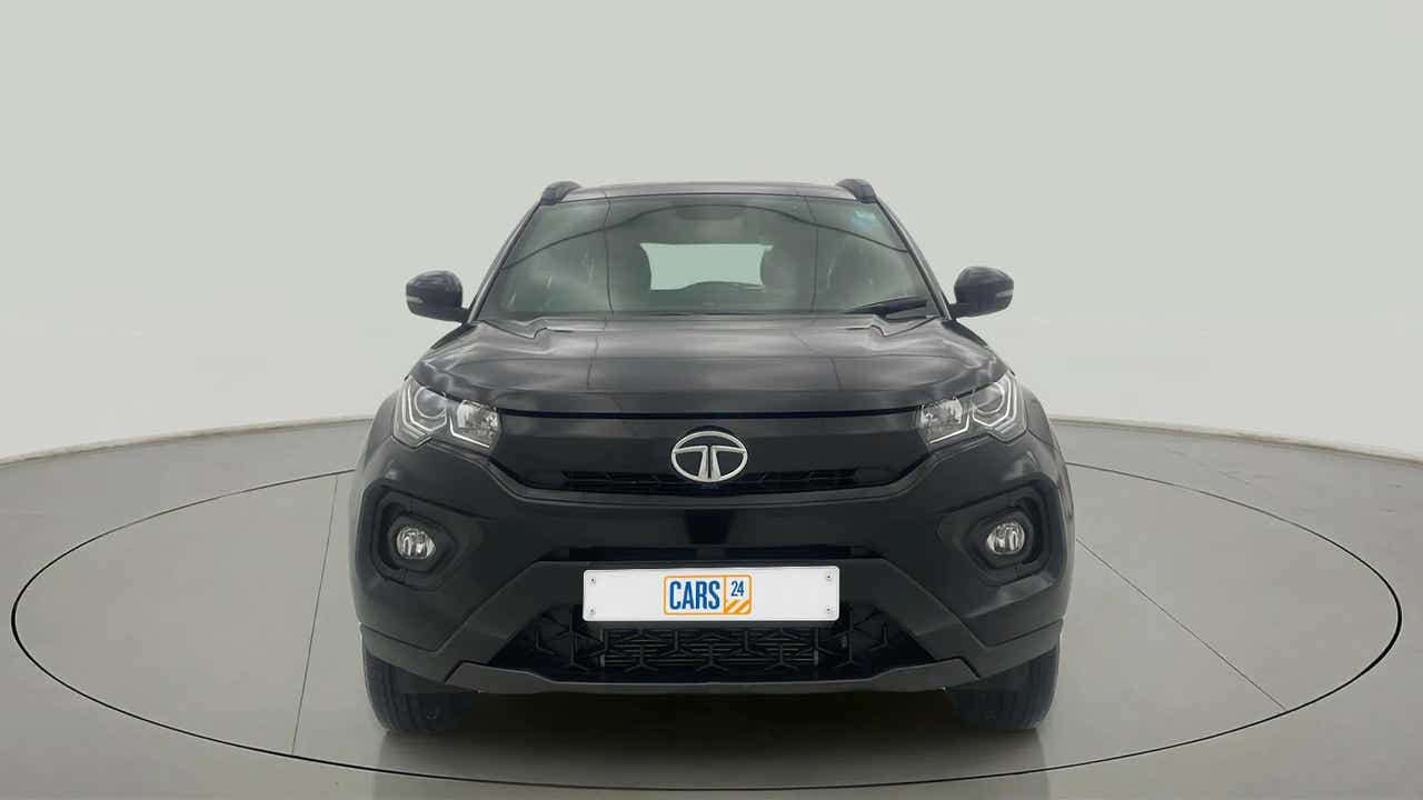 Front view of a Tata Nexon 2017-2023