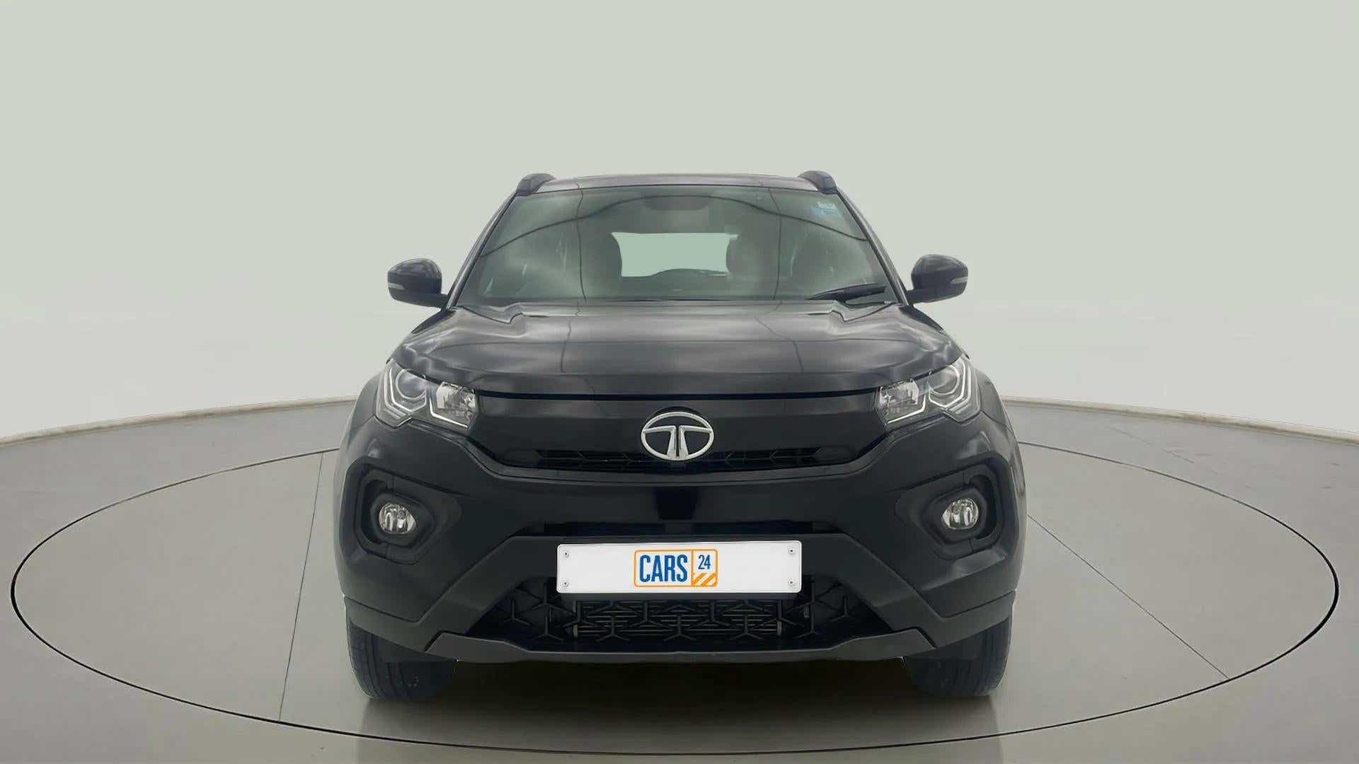 Front view of a Tata Nexon 2017-2023