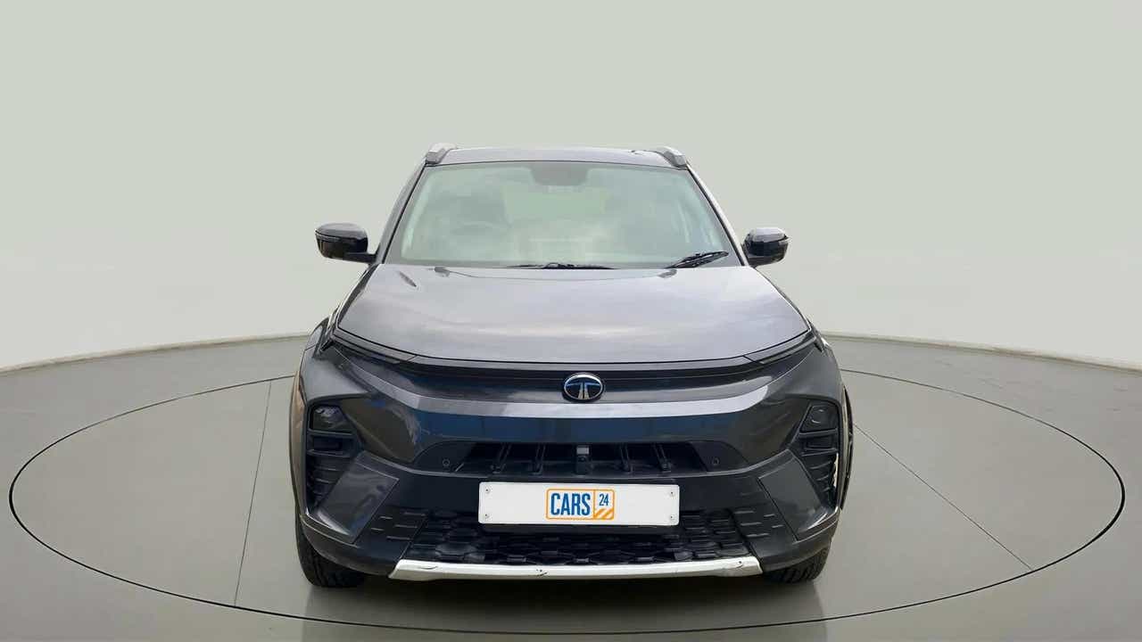 Front view of a Tata Nexon