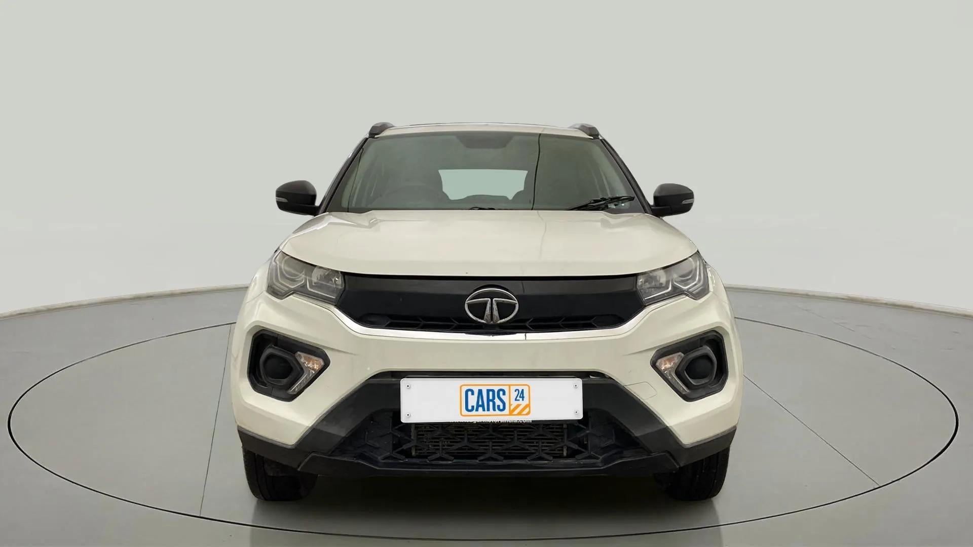 Front view of a Tata Nexon 2017-2023
