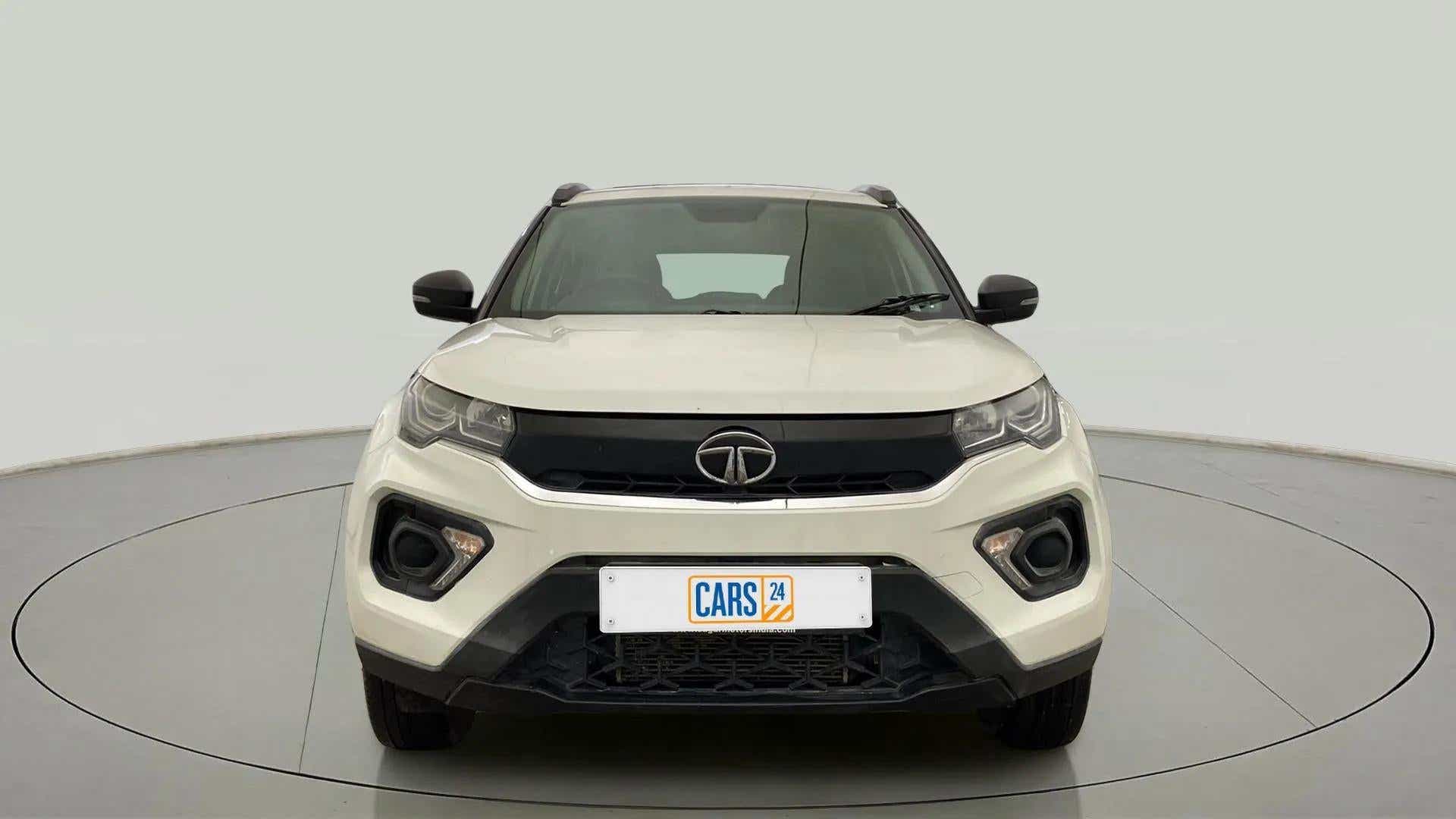 Front view of a Tata Nexon 2017-2023