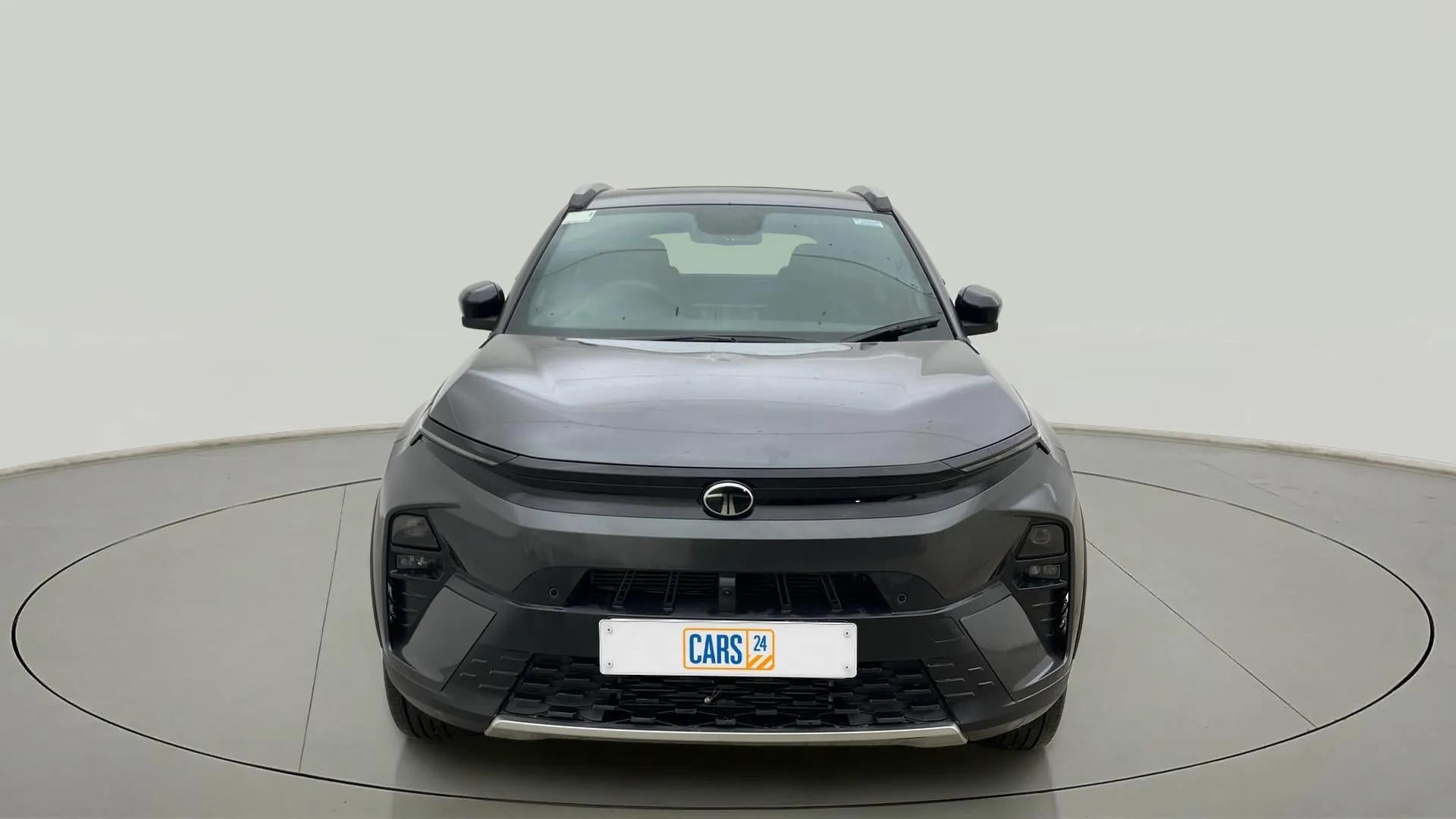 Front view of a Tata Nexon