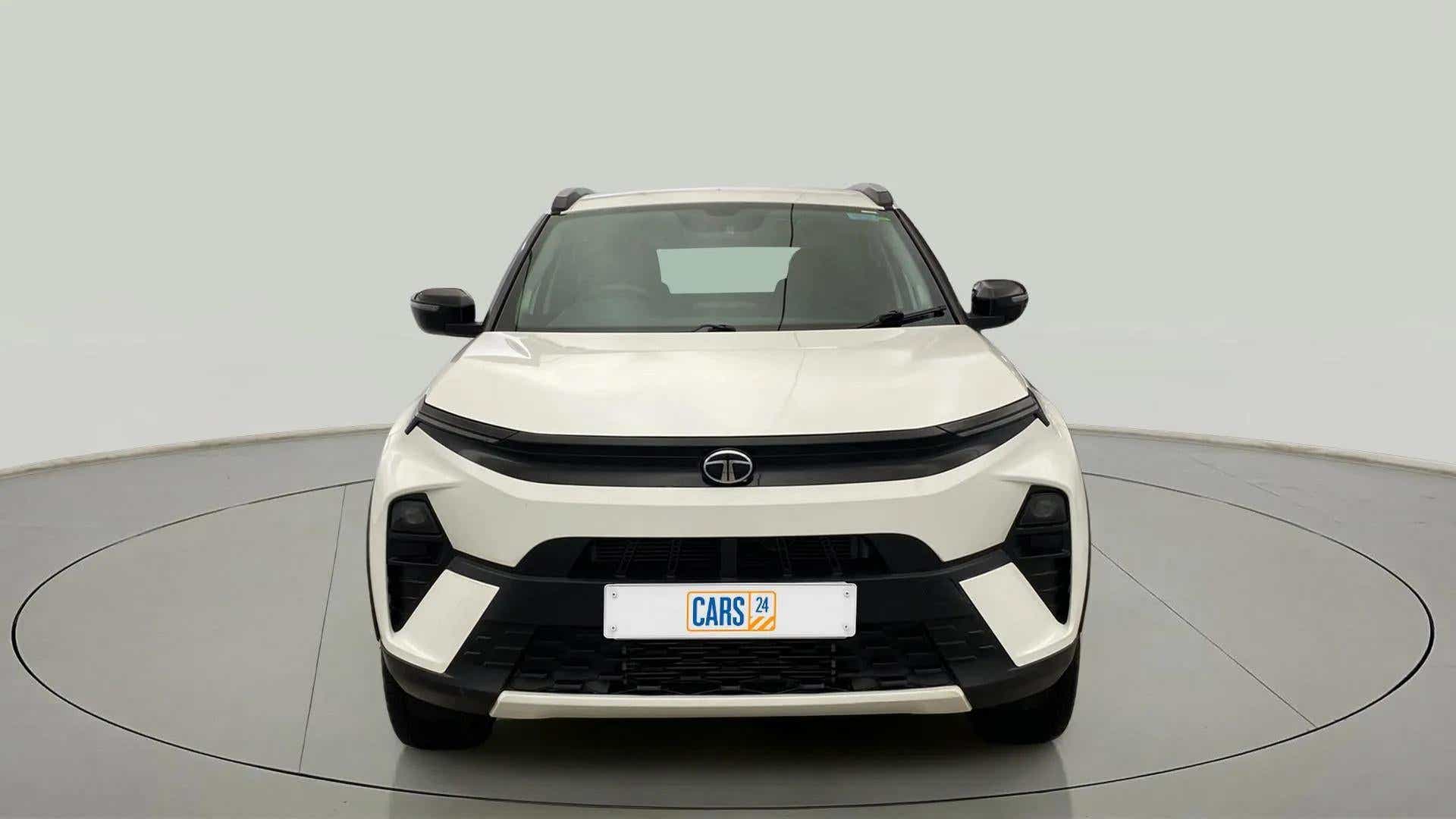 Front view of a Tata Nexon