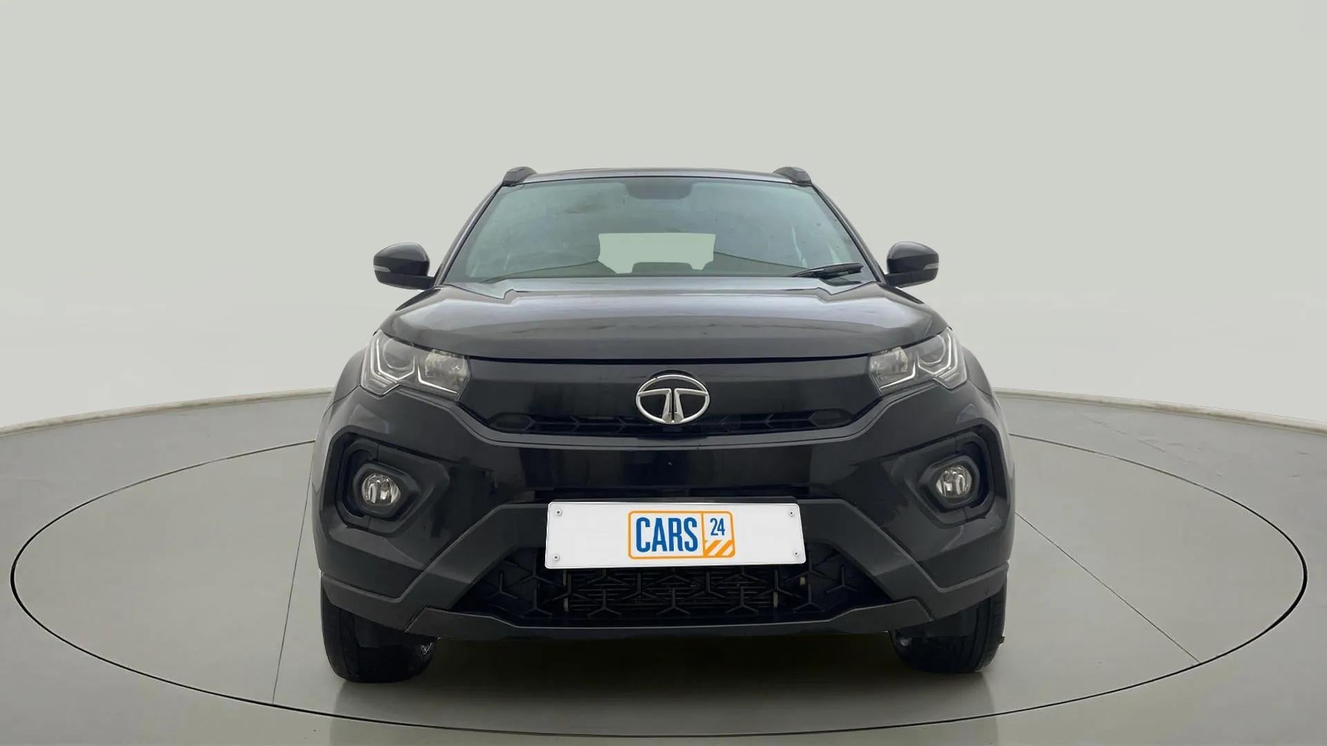 Front view of a Tata Nexon 2017-2023