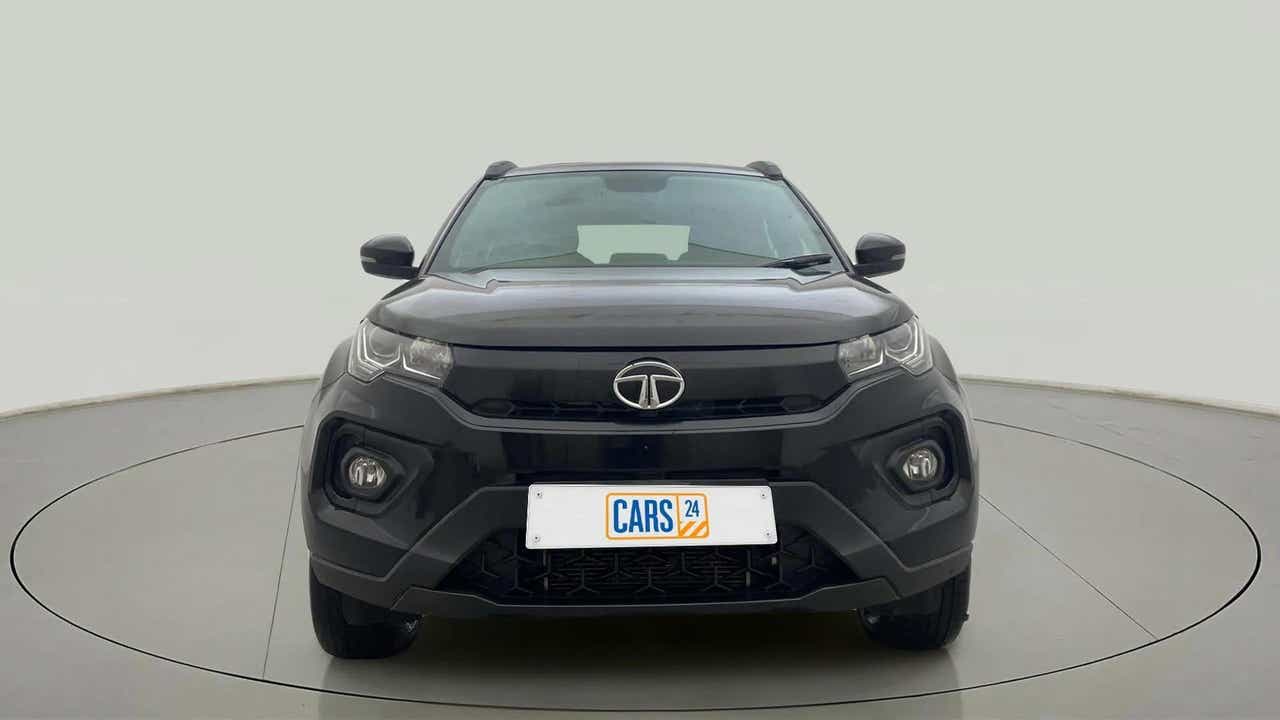 Front view of a Tata Nexon 2017-2023