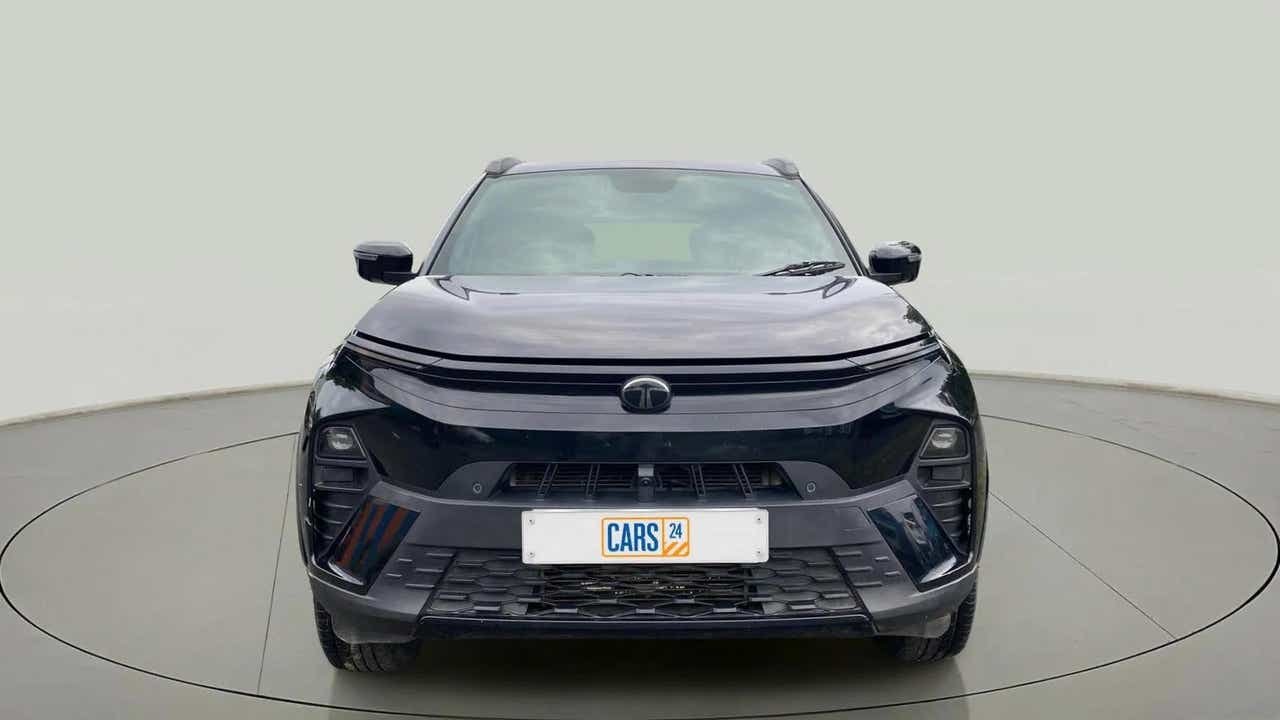 Front view of a Tata Nexon
