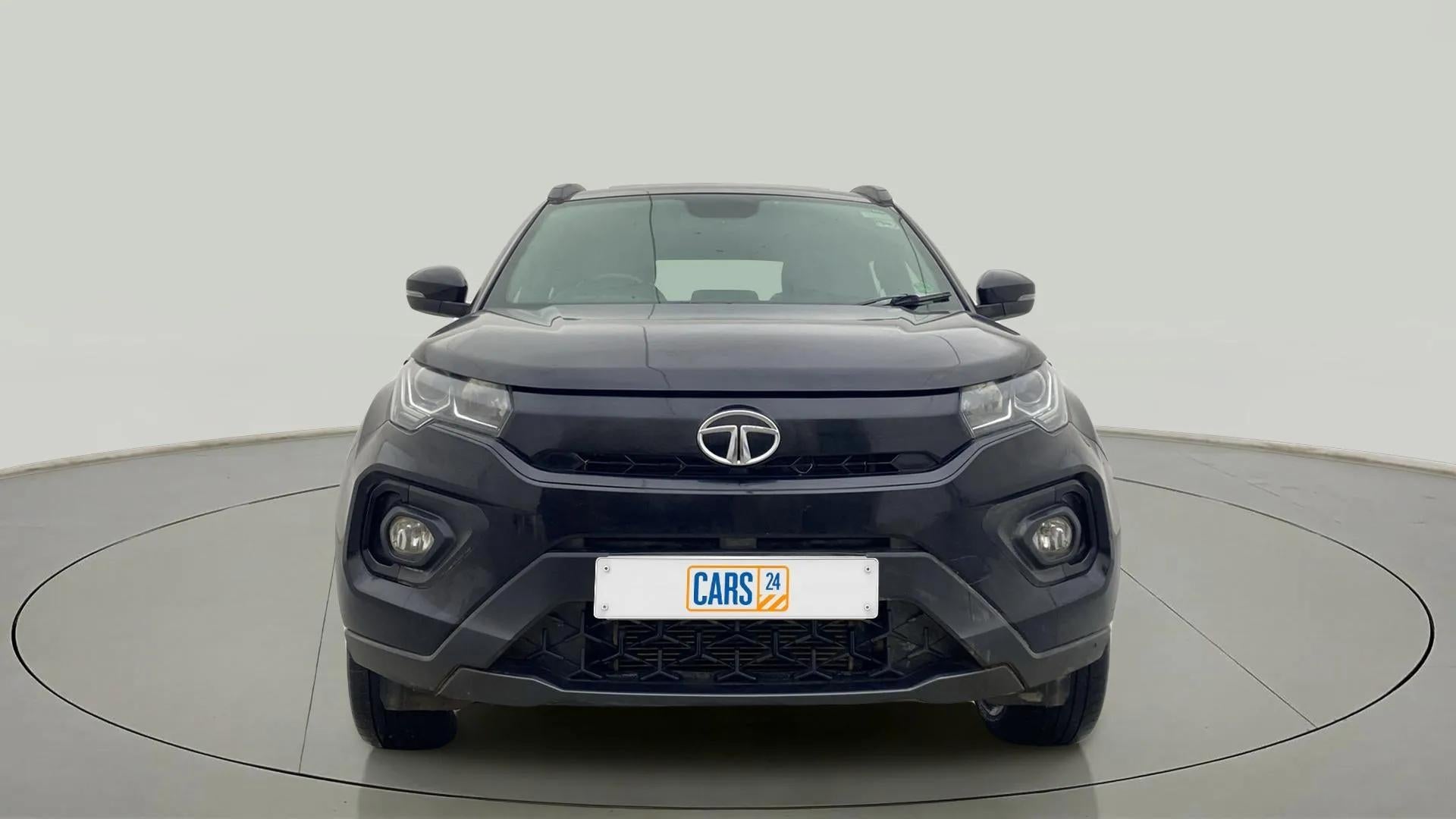 Front view of a Tata Nexon 2017-2023