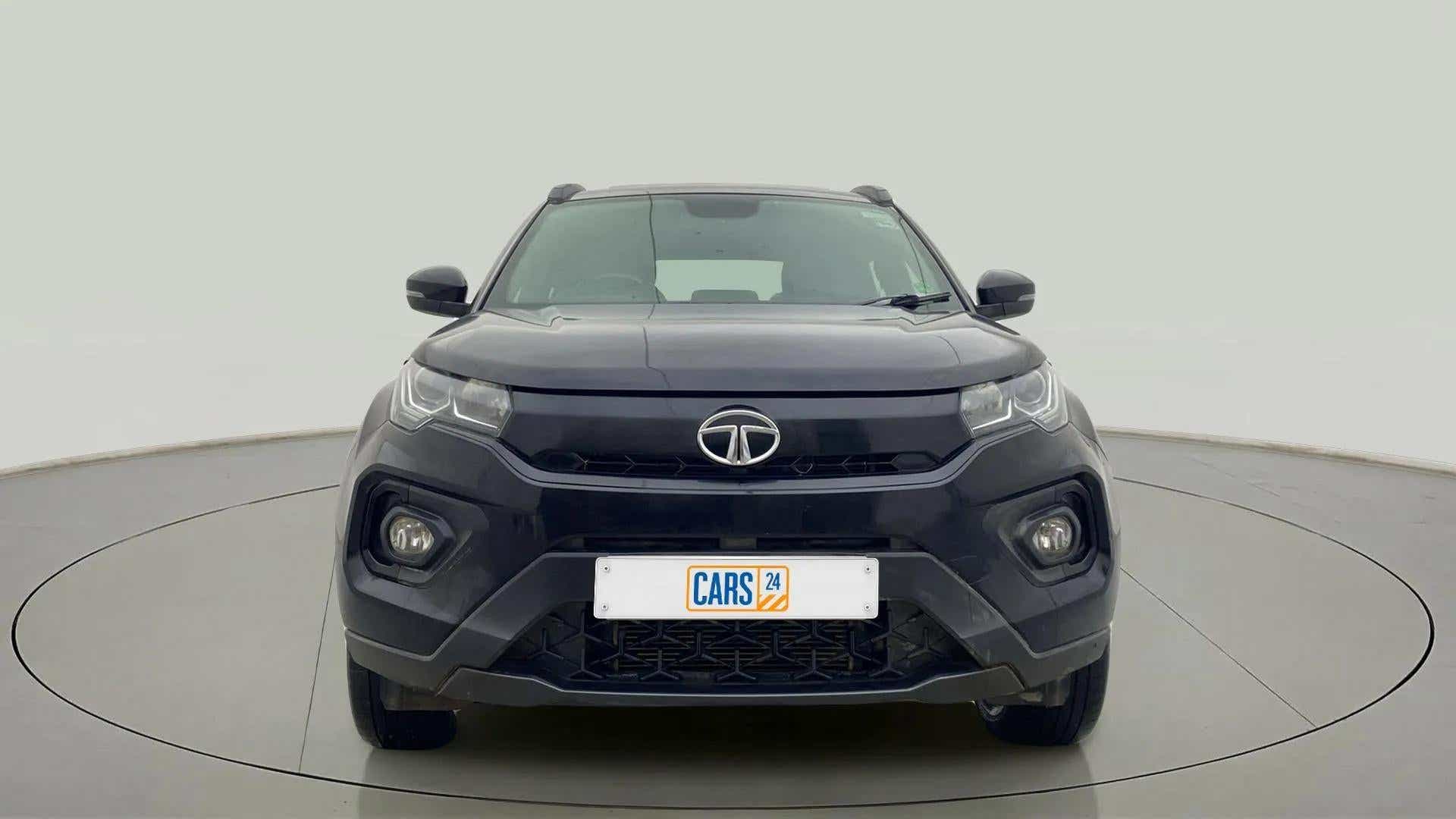 Front view of a Tata Nexon 2017-2023