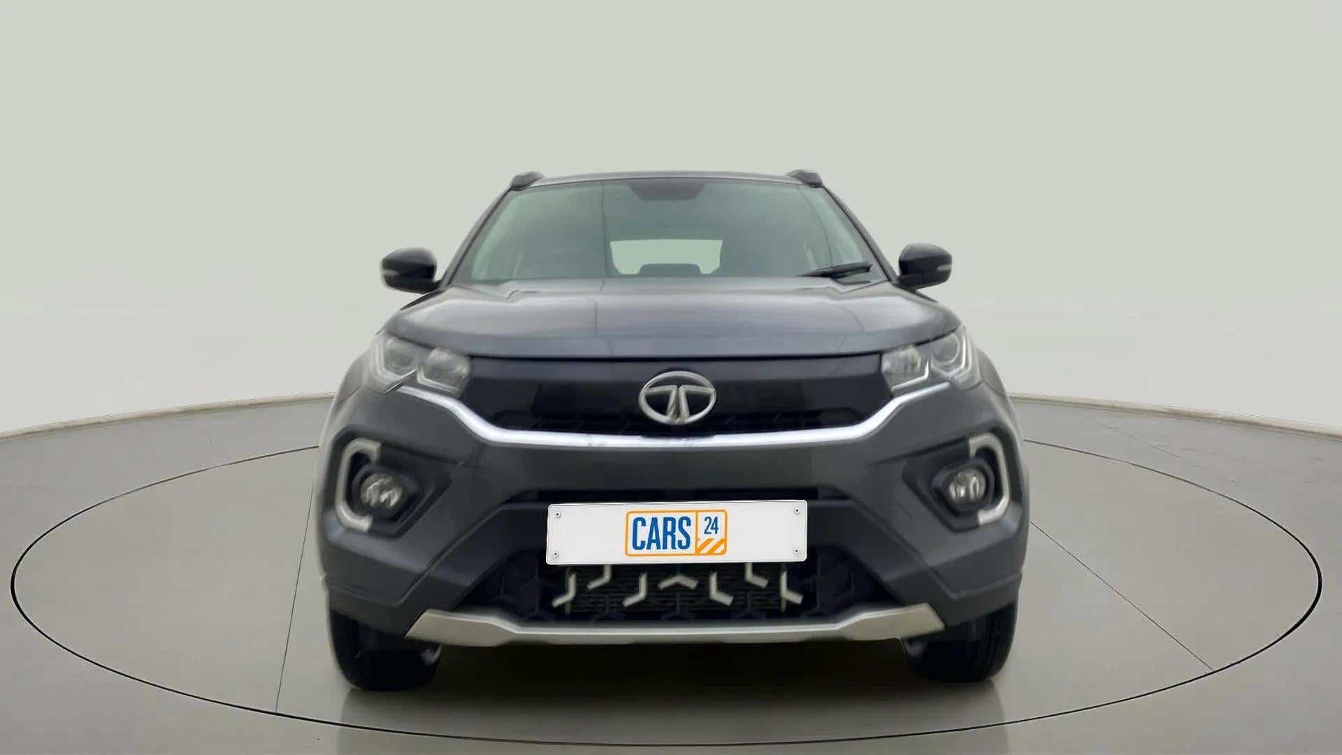 Front view of a Tata Nexon 2017-2023