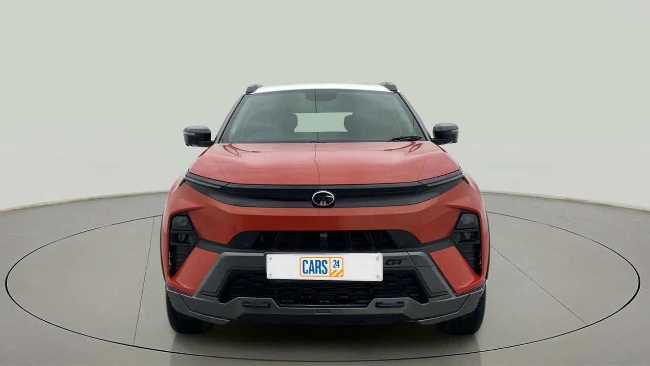 Front view of a Tata Nexon