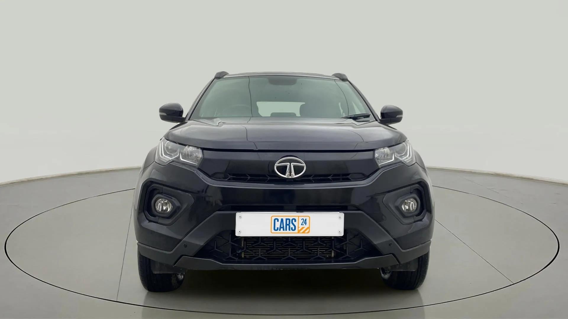 Front view of a Tata Nexon 2017-2023