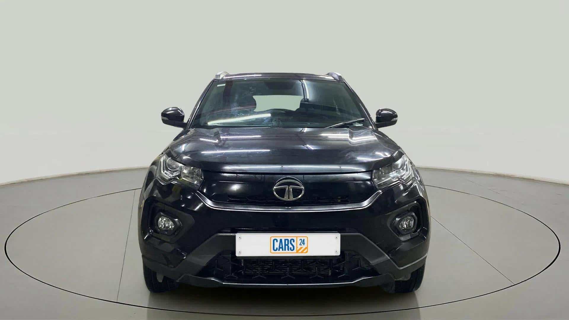 Front view of a Tata Nexon 2017-2023