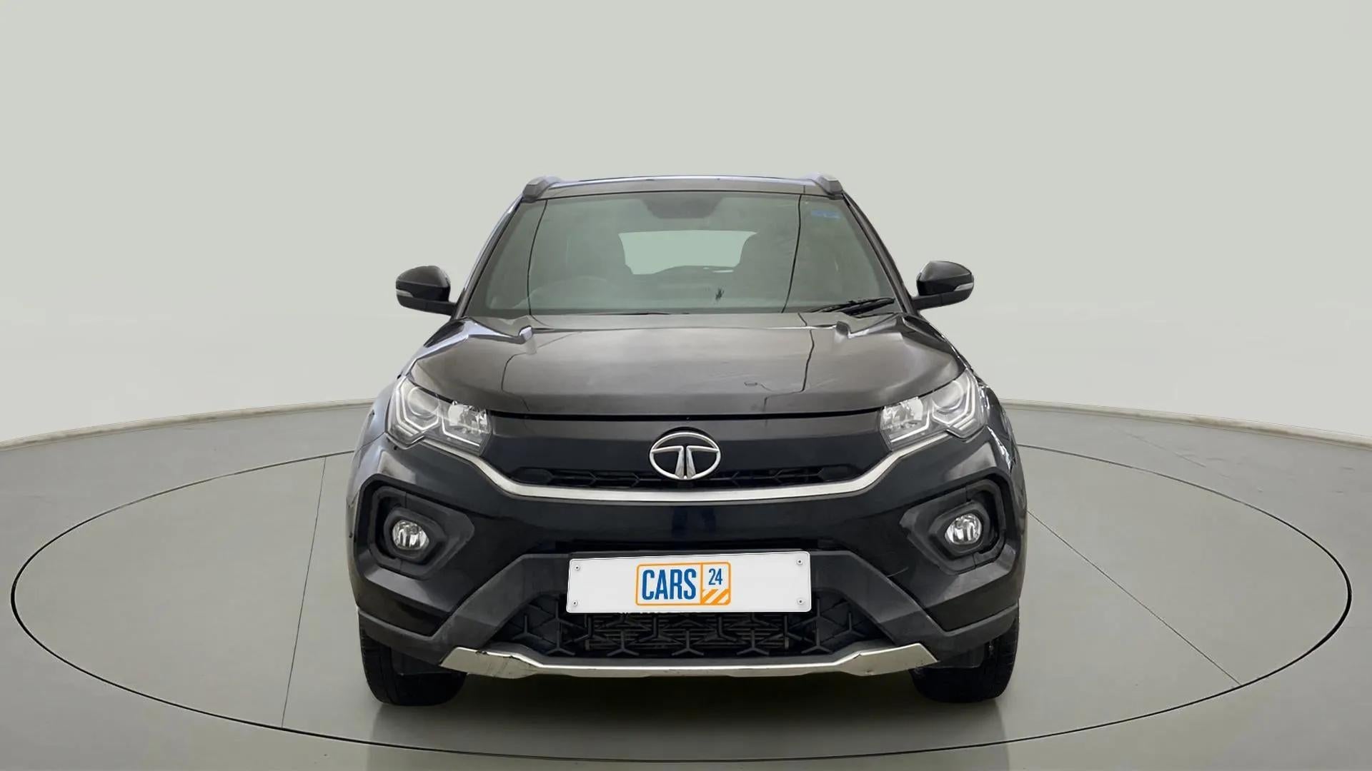 Front view of a Tata Nexon 2017-2023