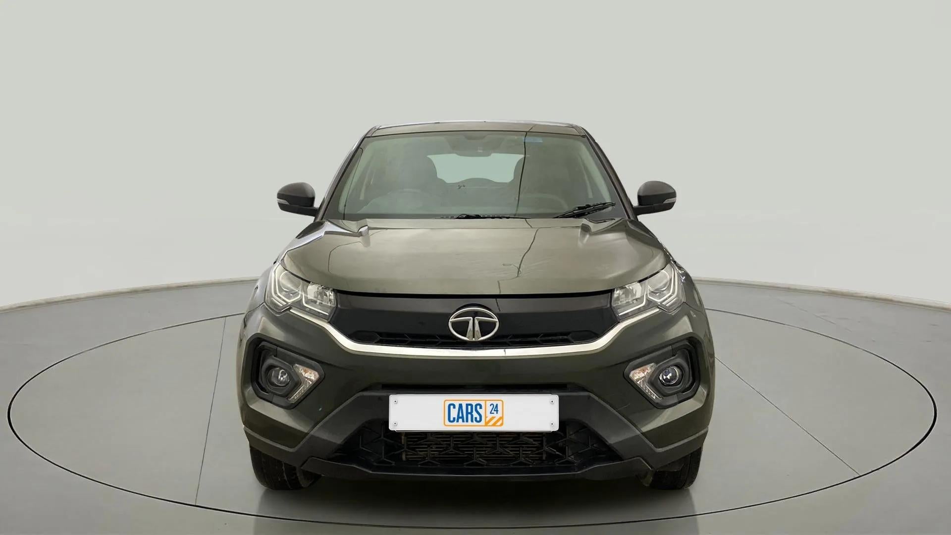 Front view of a Tata Nexon 2017-2023