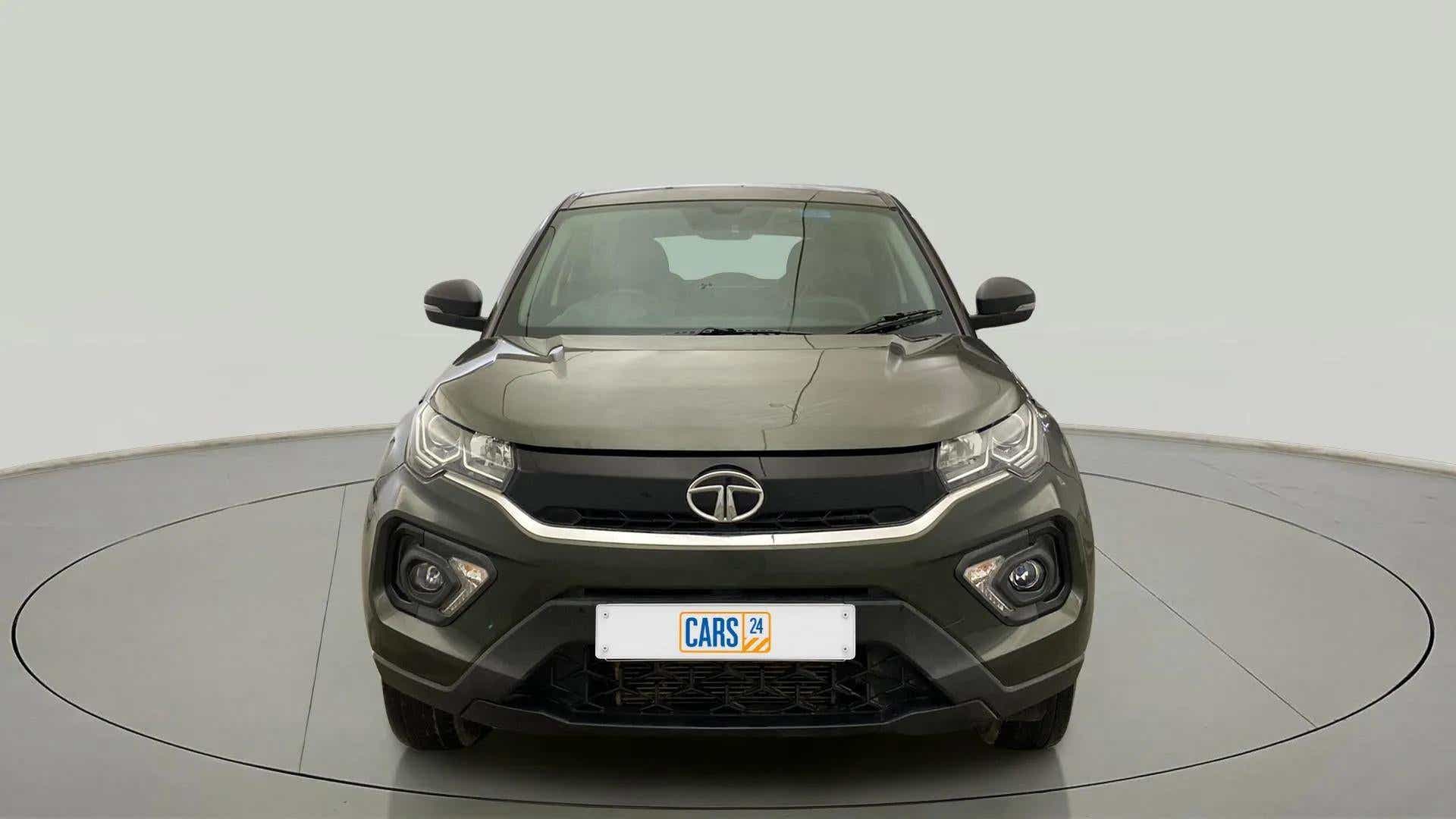 Front view of a Tata Nexon 2017-2023