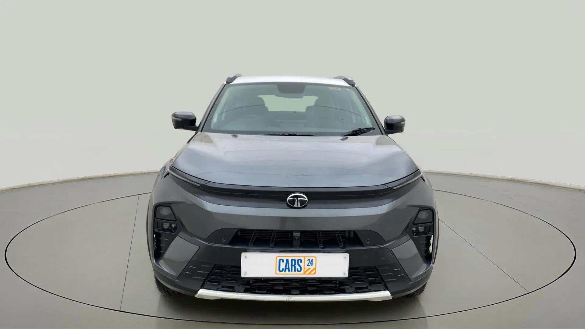 Front view of a Tata Nexon