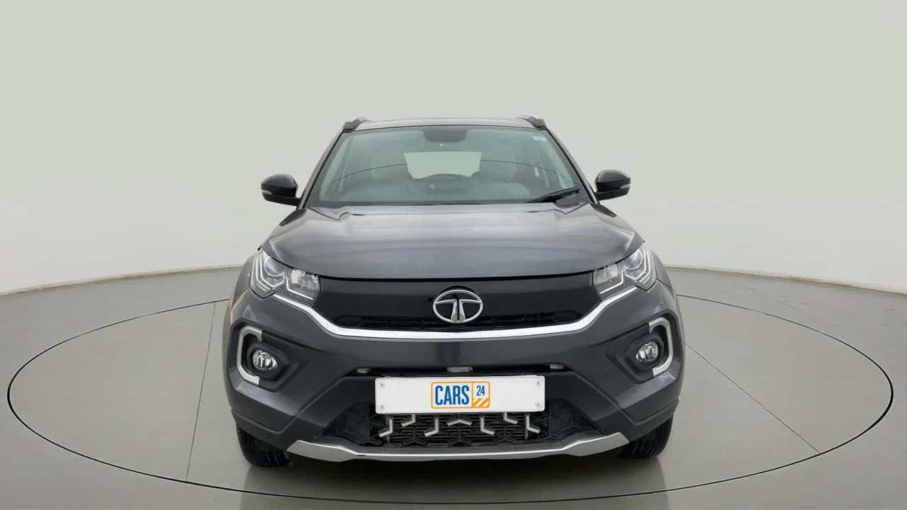 Front view of a Tata Nexon 2017-2023