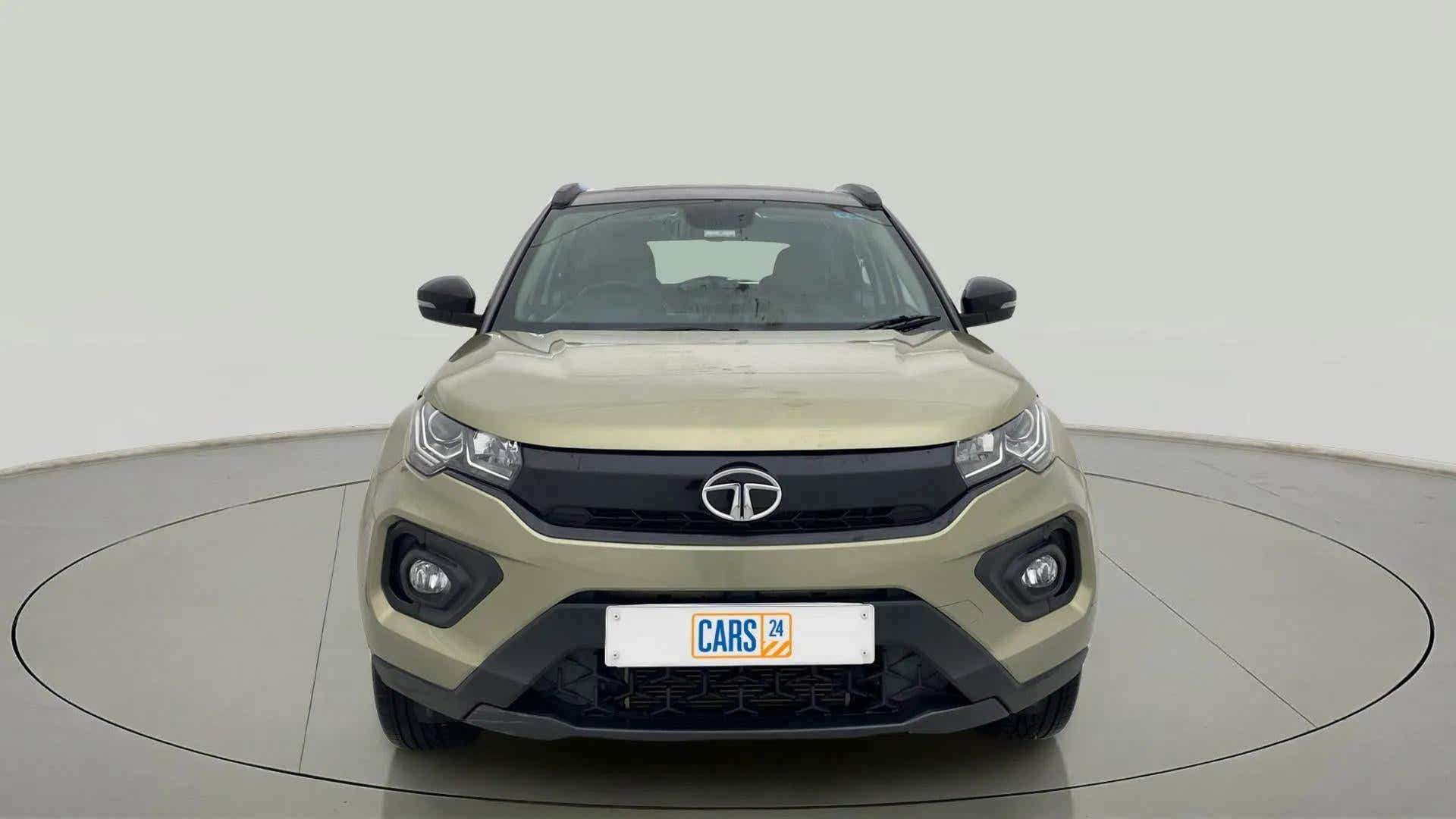 Front view of a Tata Nexon 2017-2023