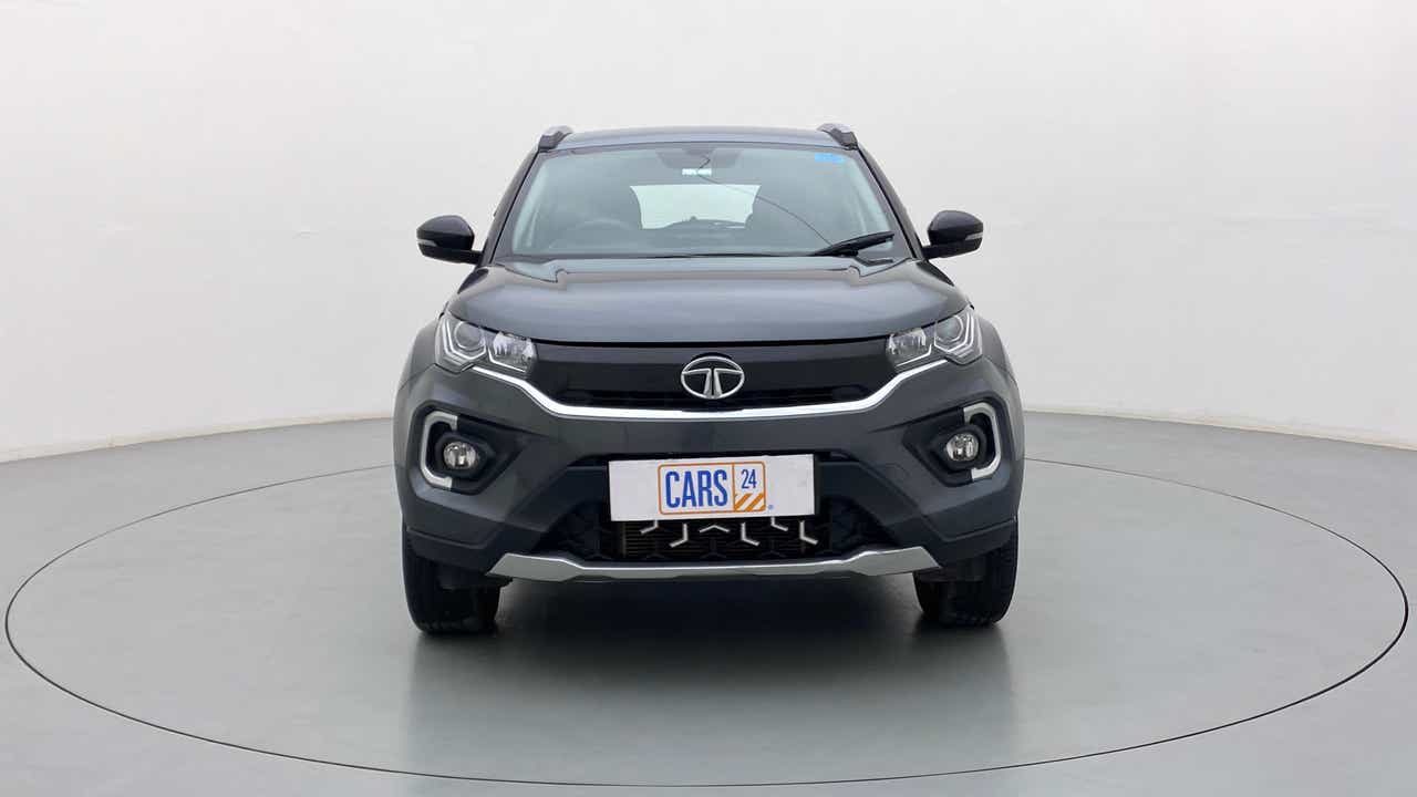 Front view of a Tata Nexon 2017-2023