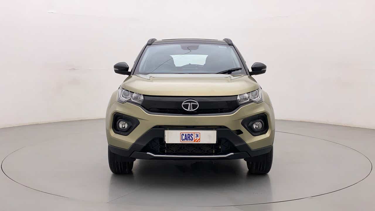 Front view of a Tata Nexon 2017-2023
