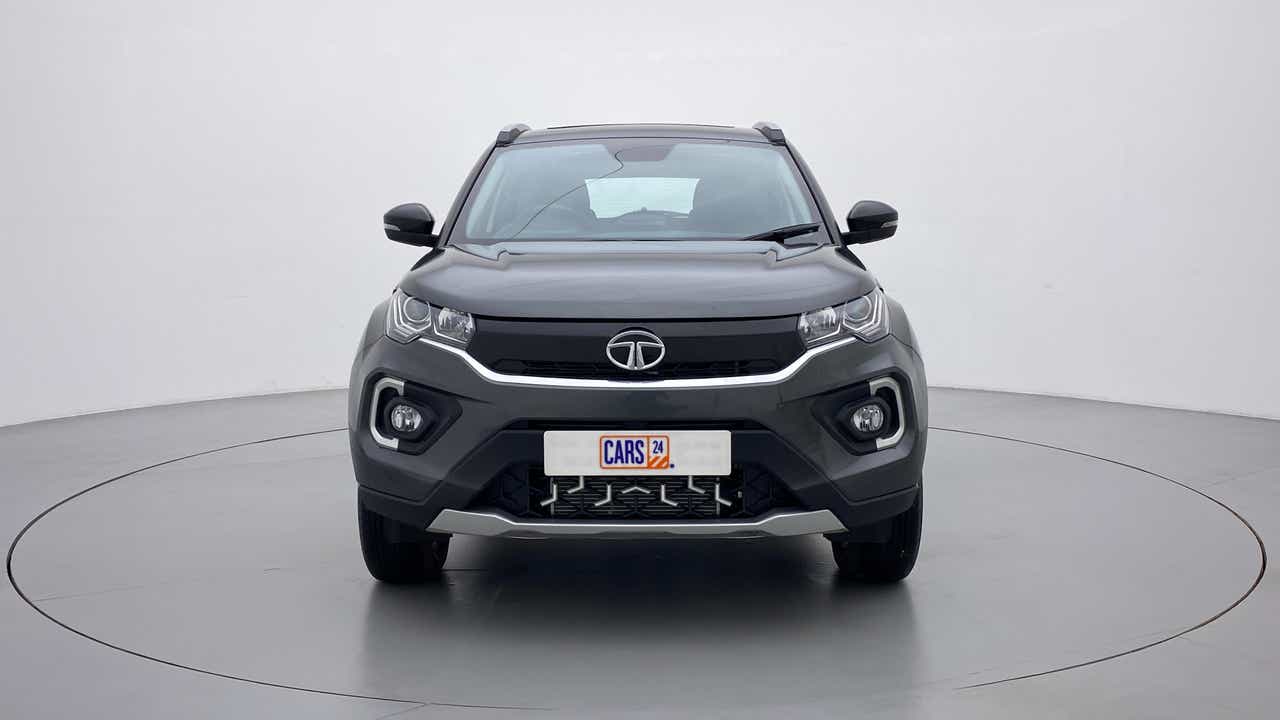 Front view of a Tata Nexon 2017-2023