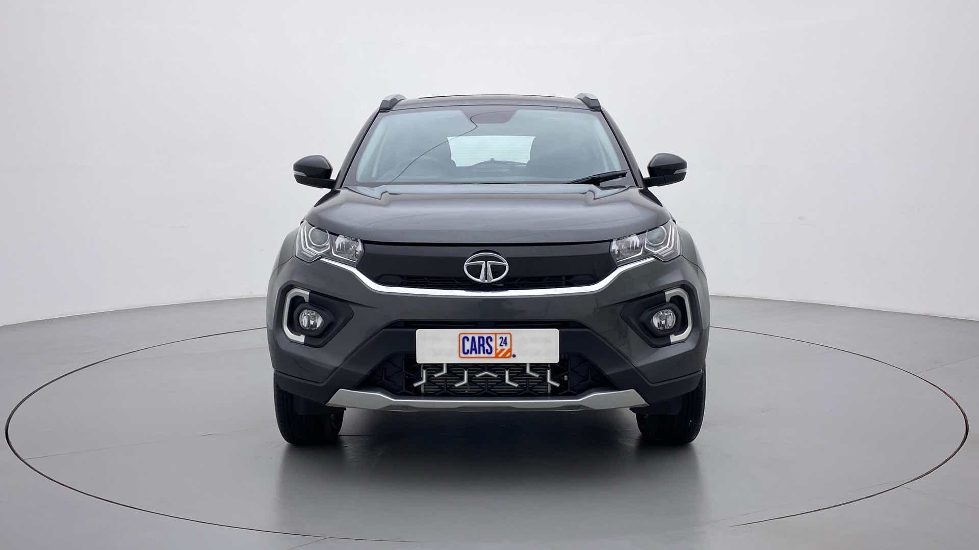 Front view of a Tata Nexon 2017-2023