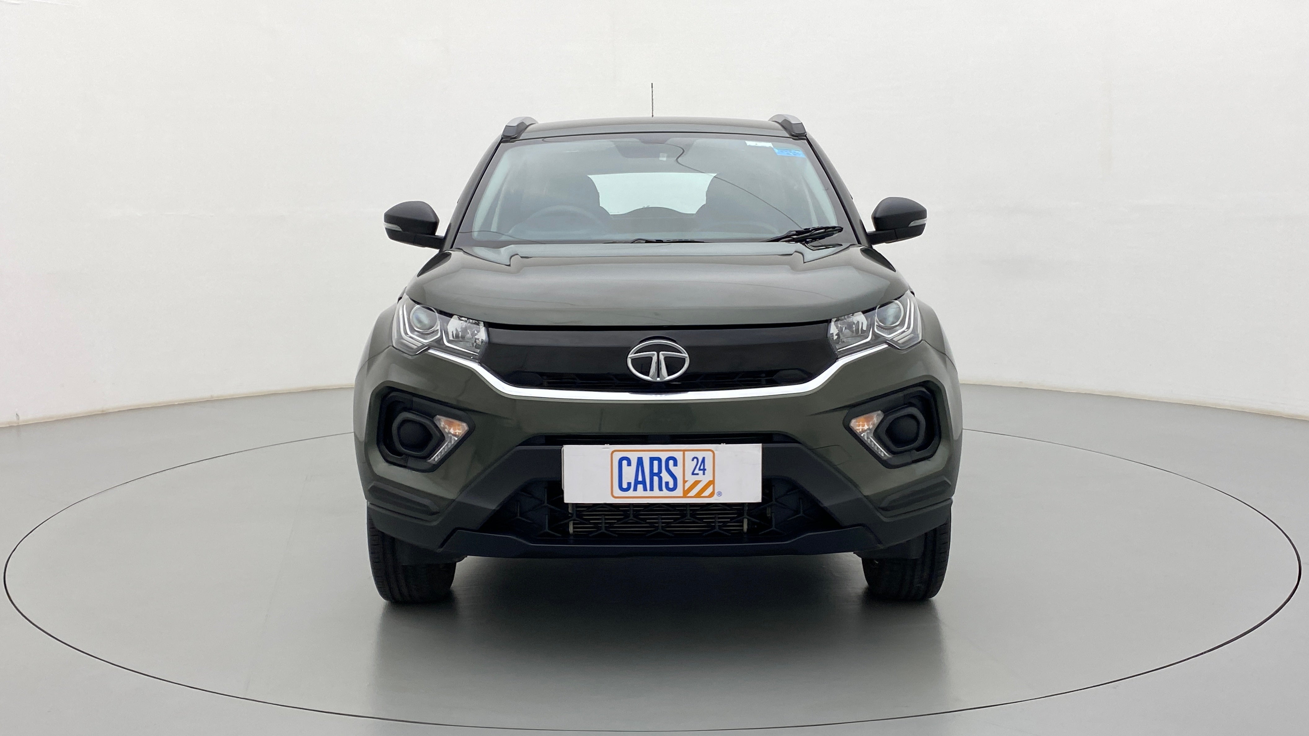 Front view of a Tata Nexon 2017-2023