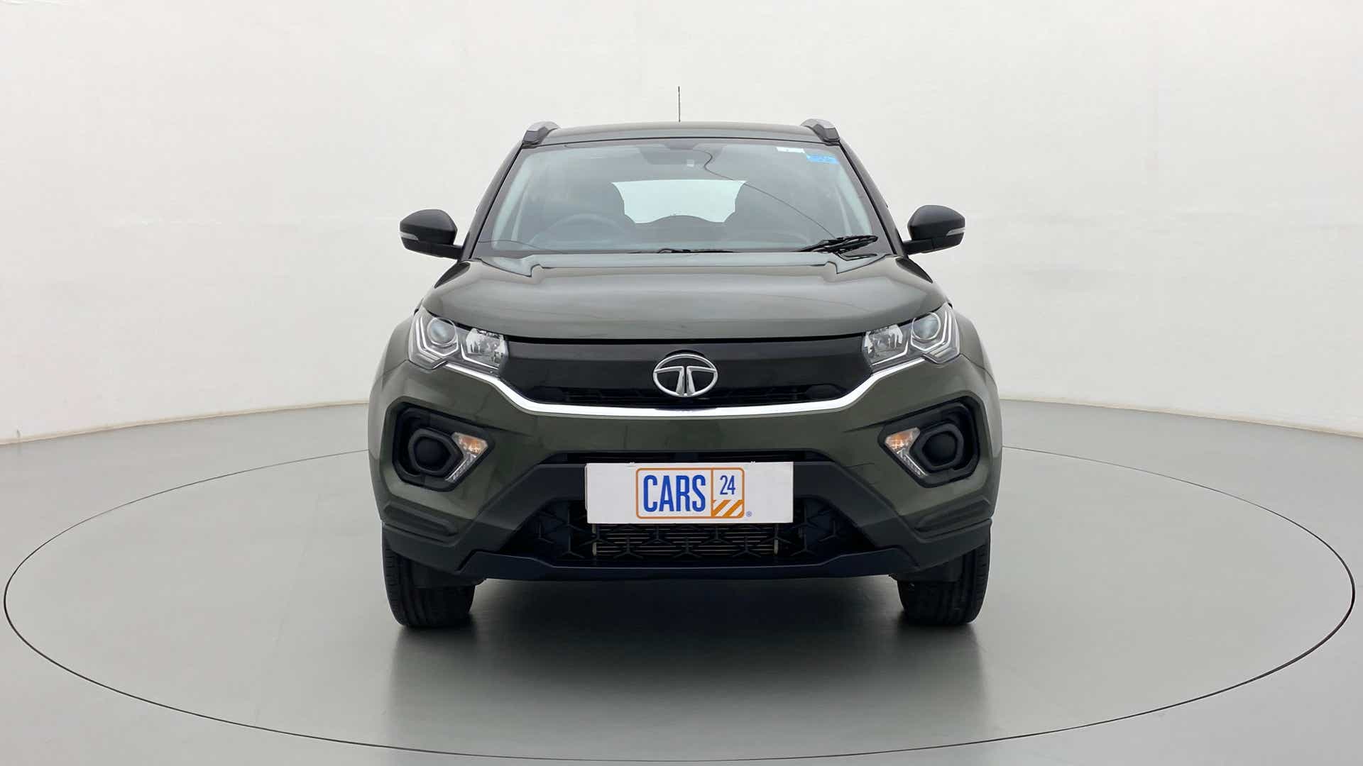 Front view of a Tata Nexon 2017-2023