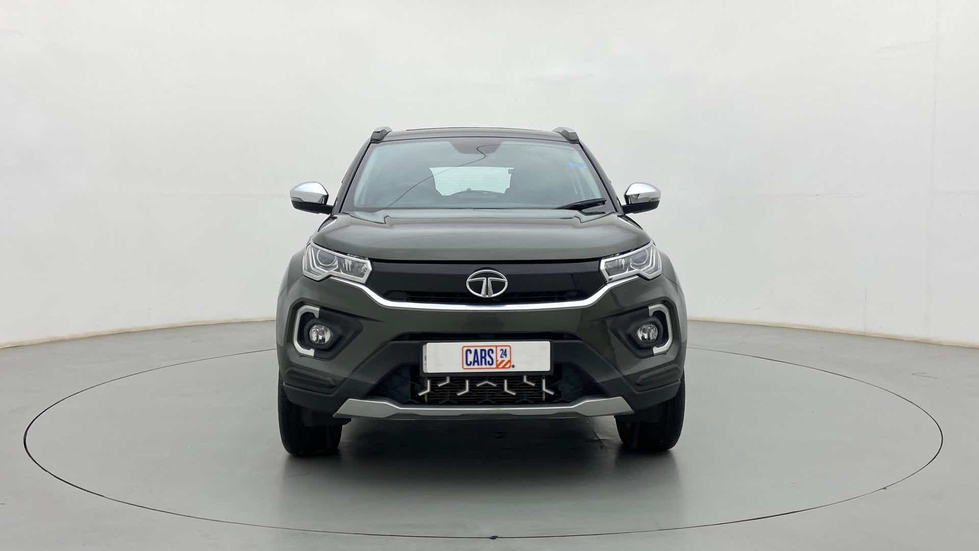 Front view of a Tata Nexon 2017-2023