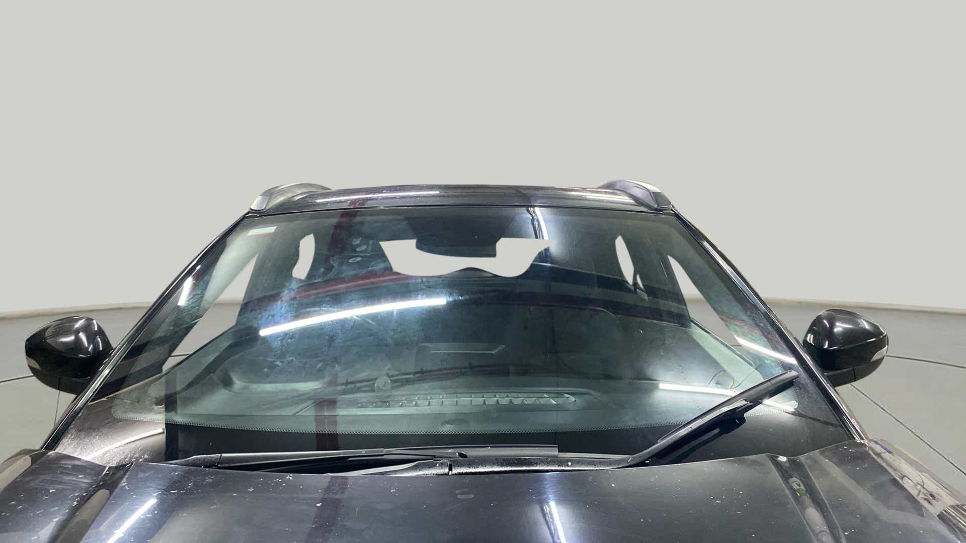 Front windshield view of a Tata Nexon 2017-2023