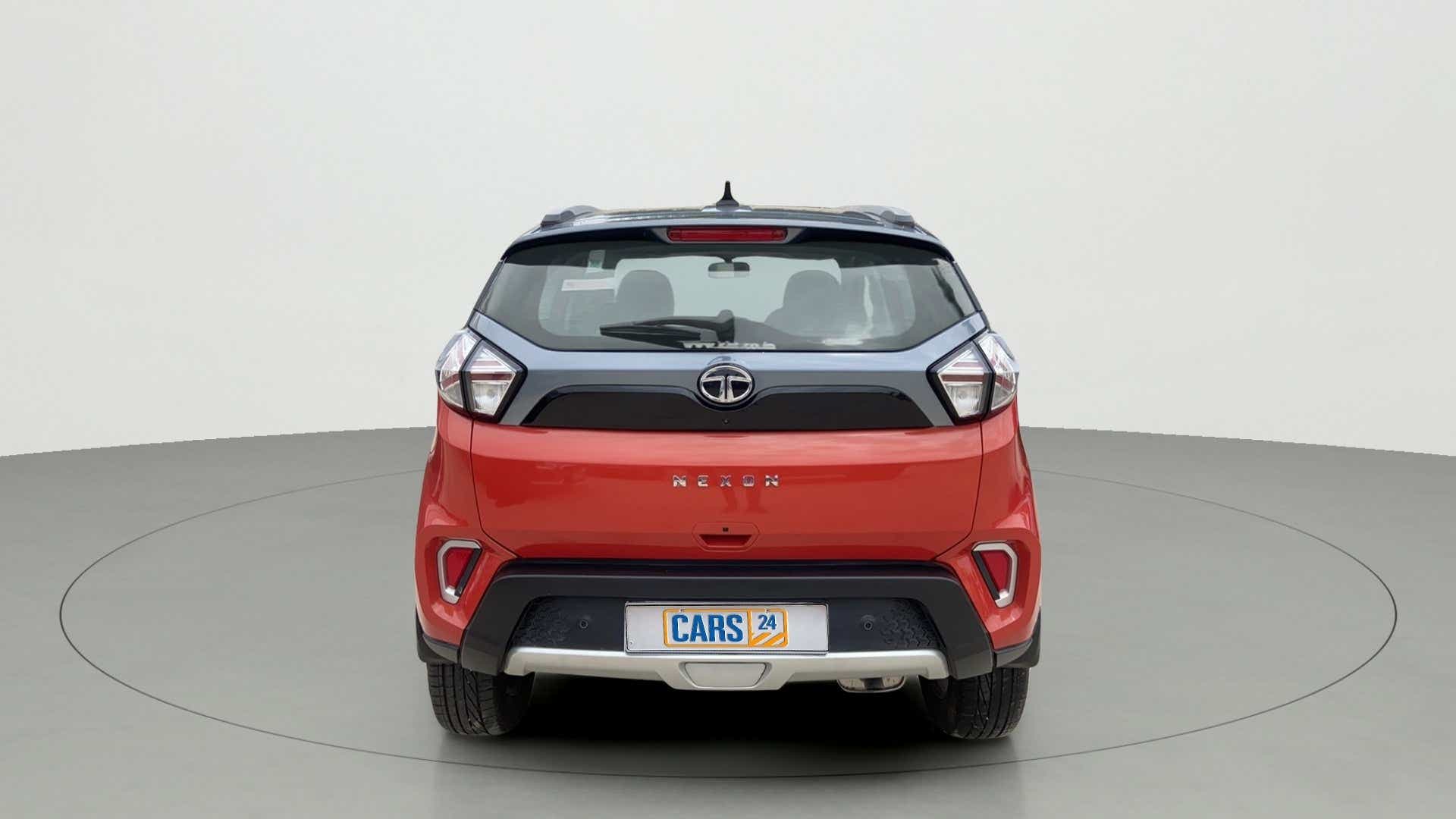 Rear view of a Tata Nexon 2017-2023