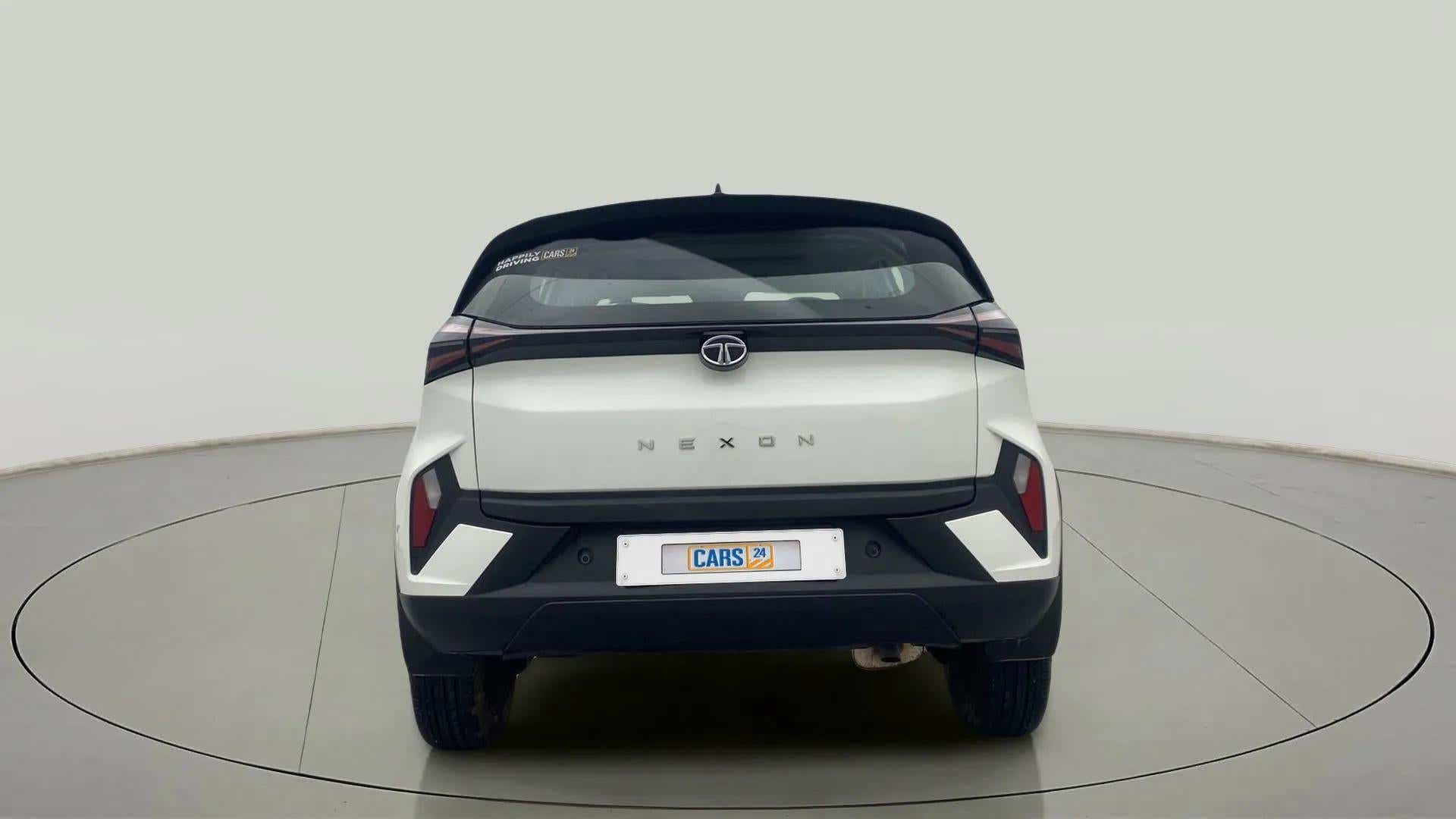 Rear view of a Tata Nexon 2017-2023