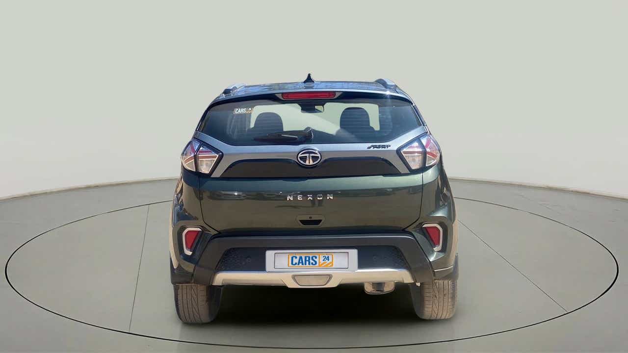 Rear view of a Tata Nexon 2017-2023