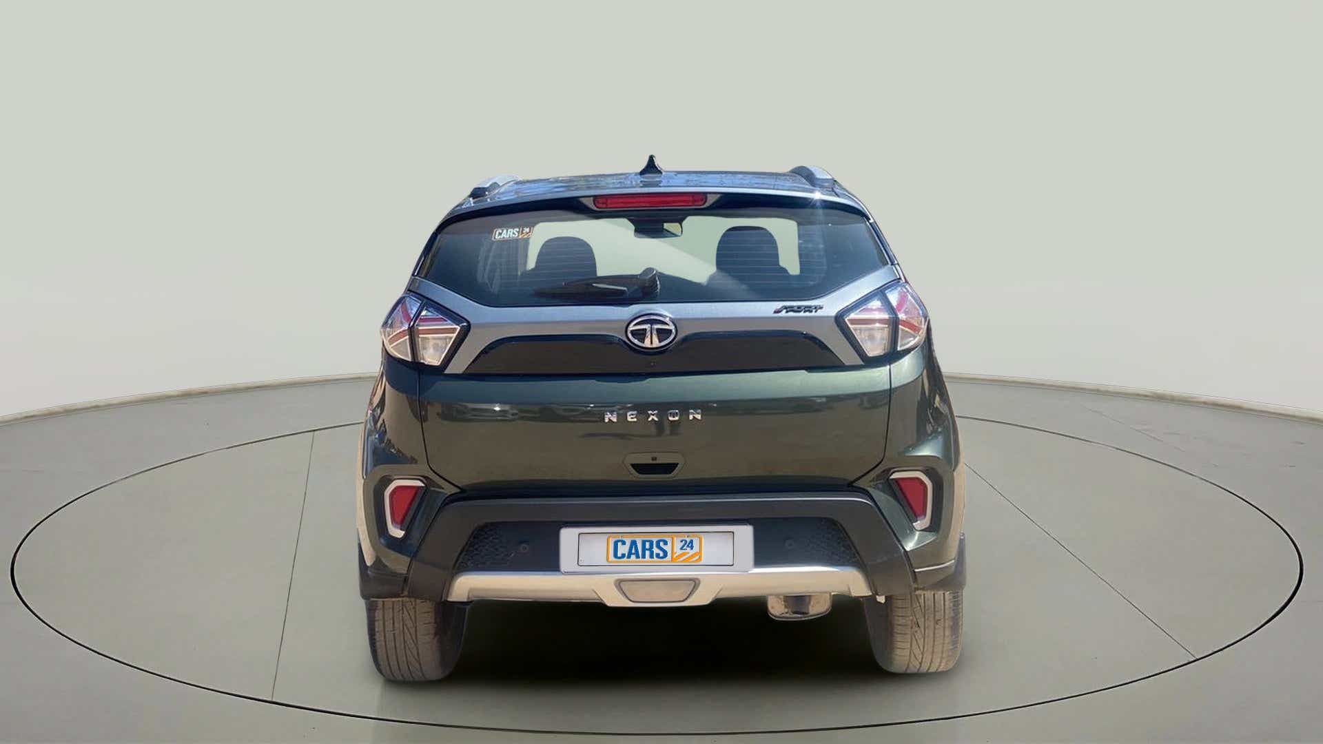 Rear view of a Tata Nexon 2017-2023
