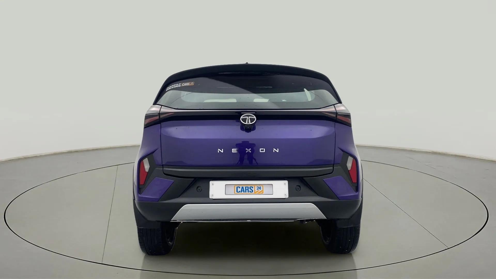 Rear view of a Tata Nexon 2017-2023