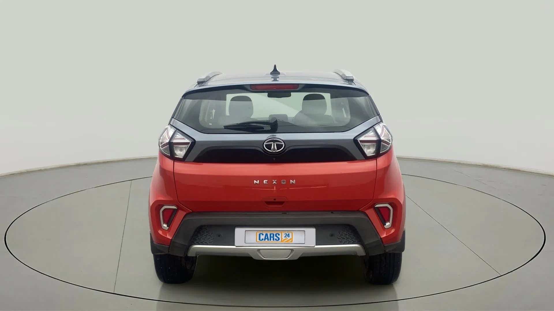 Rear view of a Tata Nexon 2017-2023