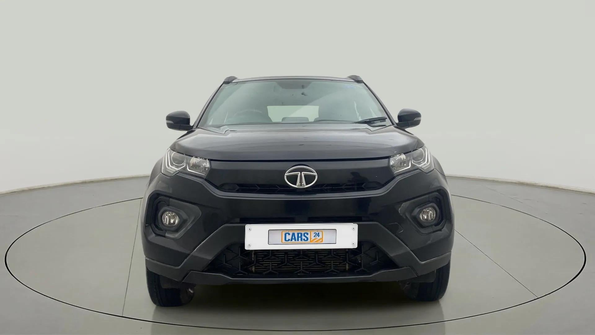 Front view of a Tata Nexon 2017-2023