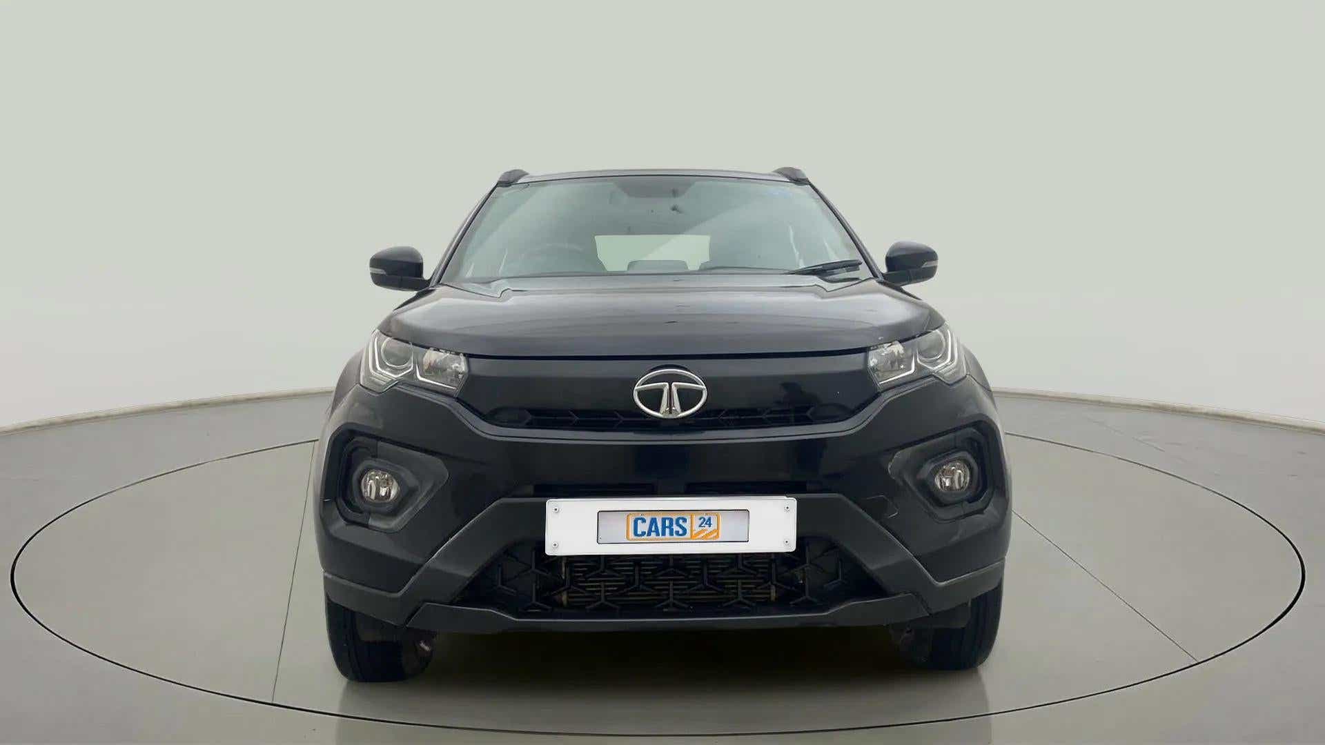 Front view of a Tata Nexon 2017-2023