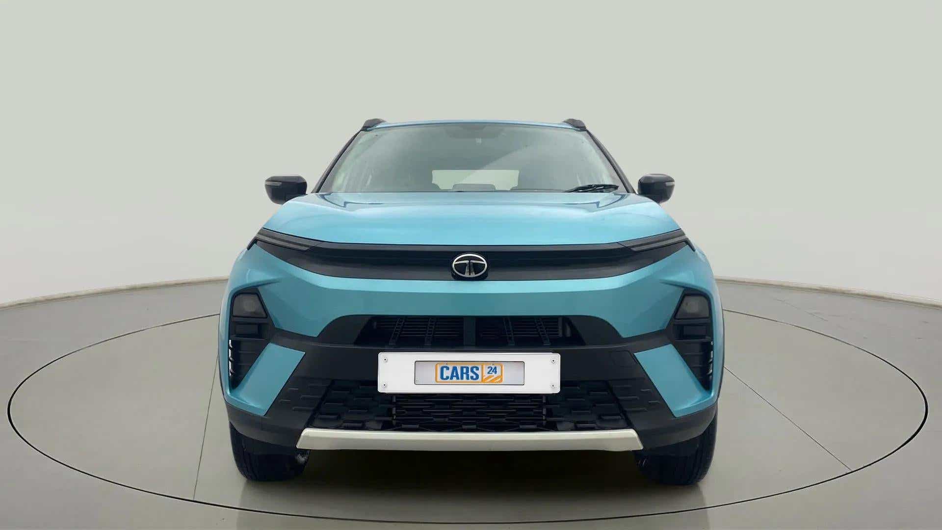 Front view of a Tata Nexon