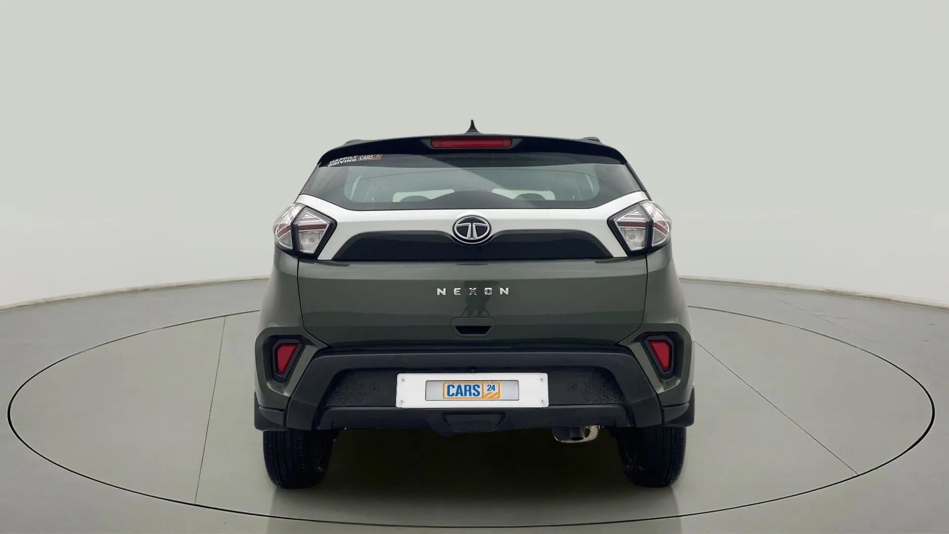 Rear view of a Tata Nexon 2017-2023