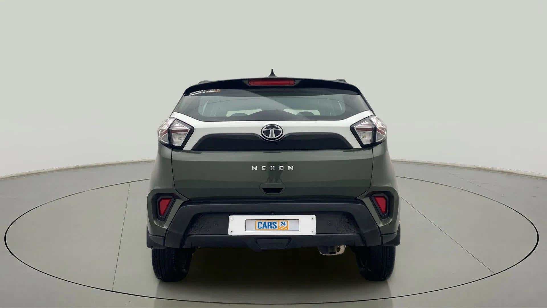 Rear view of a Tata Nexon 2017-2023