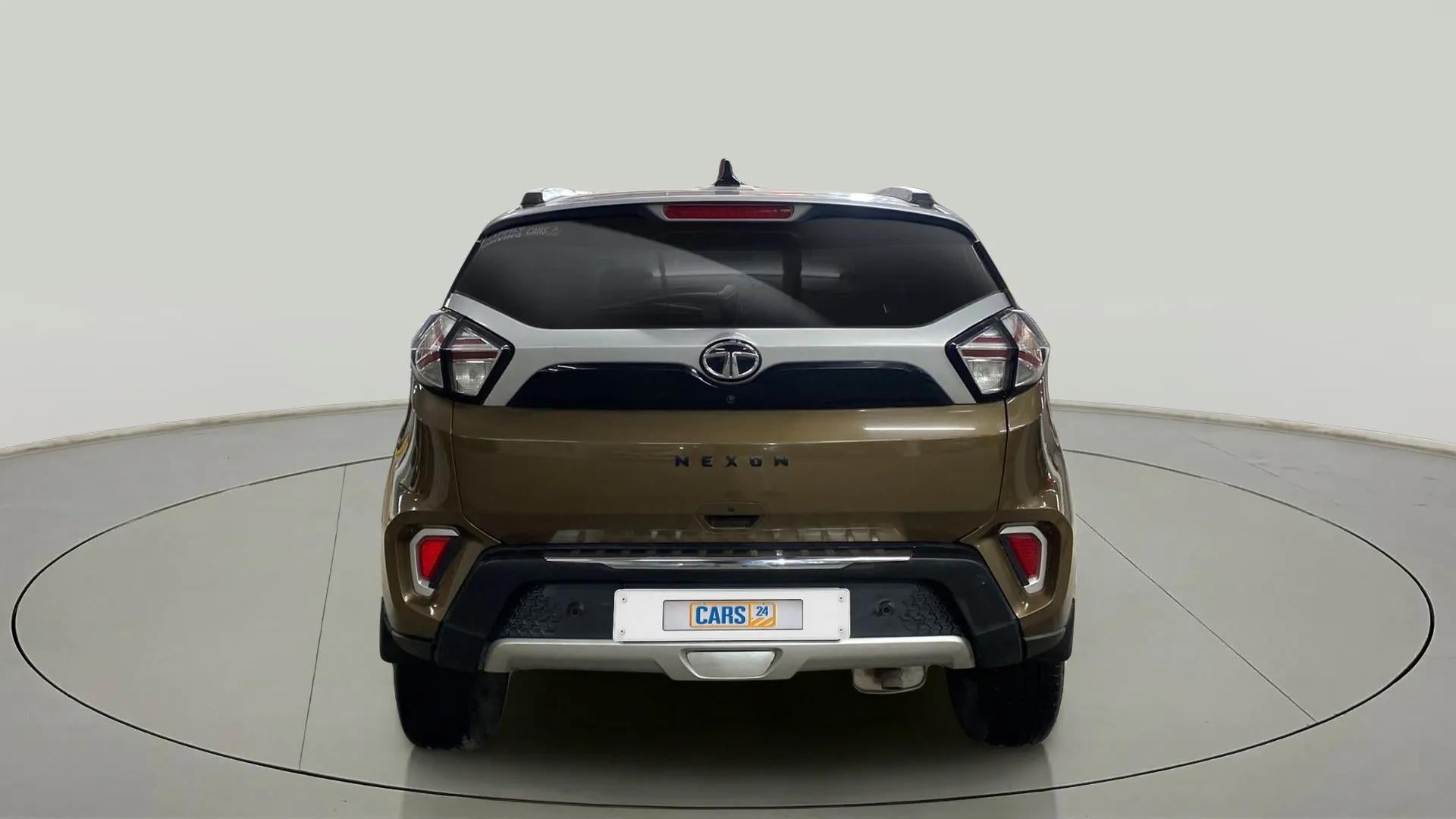 Rear view of a Tata Nexon 2017-2023