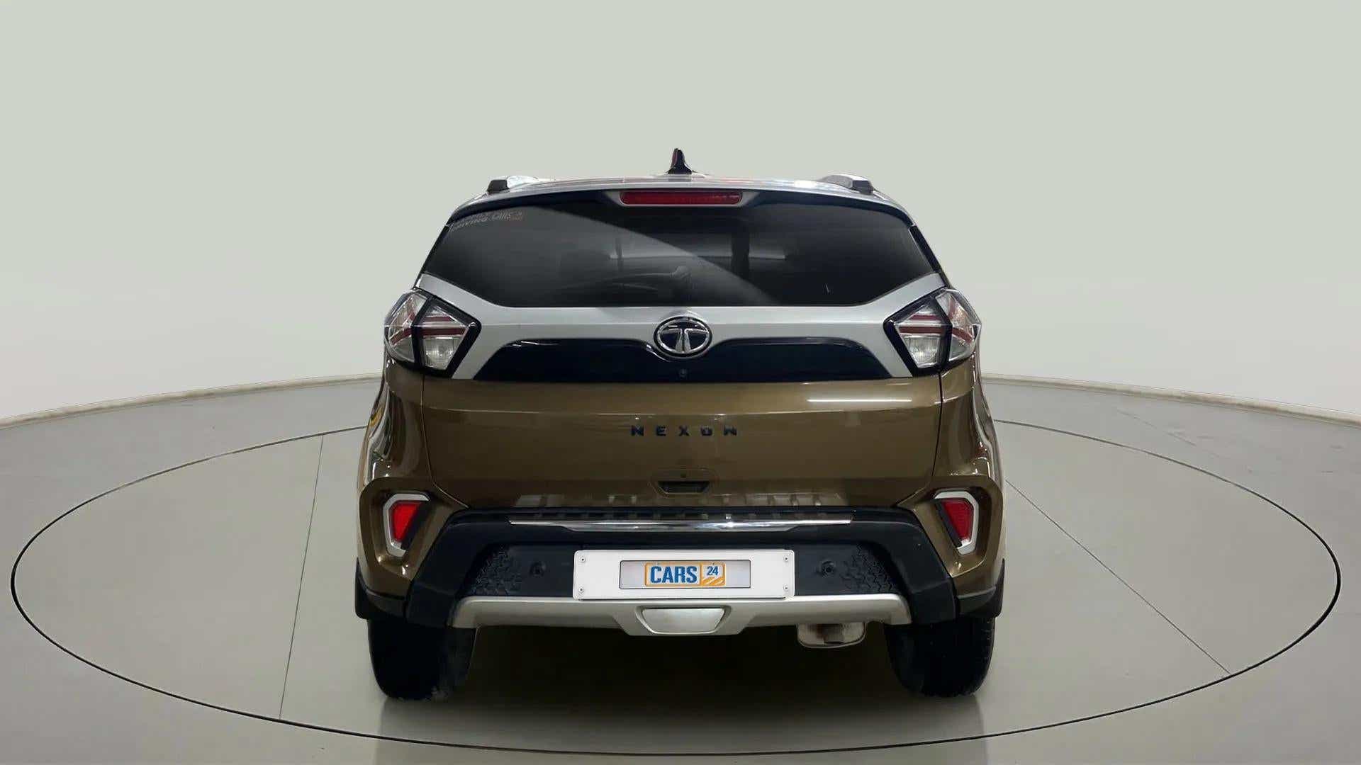 Rear view of a Tata Nexon 2017-2023