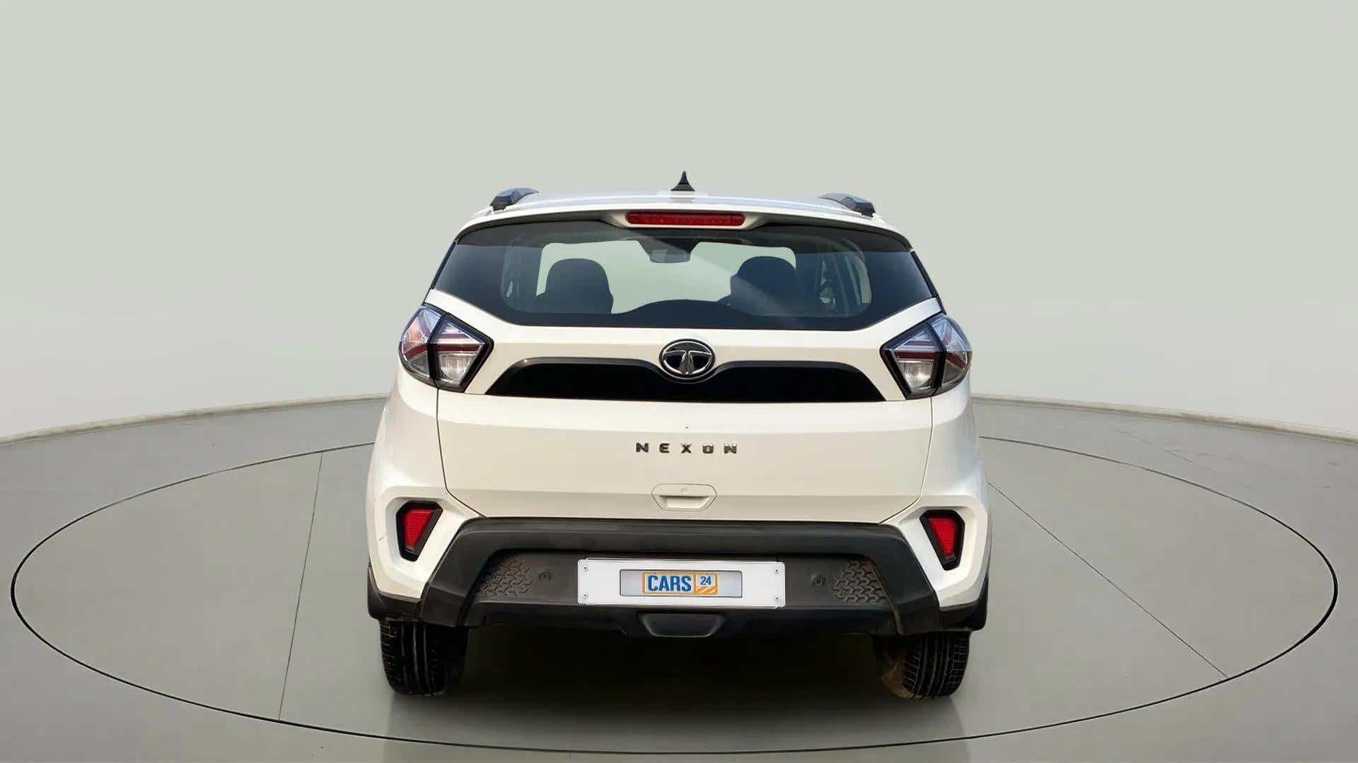 Rear view of a Tata Nexon 2017-2023