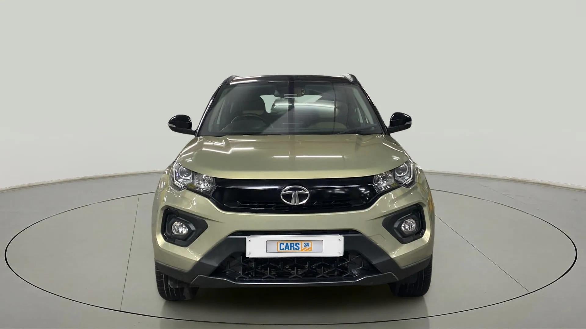 Front view of a Tata Nexon 2017-2023