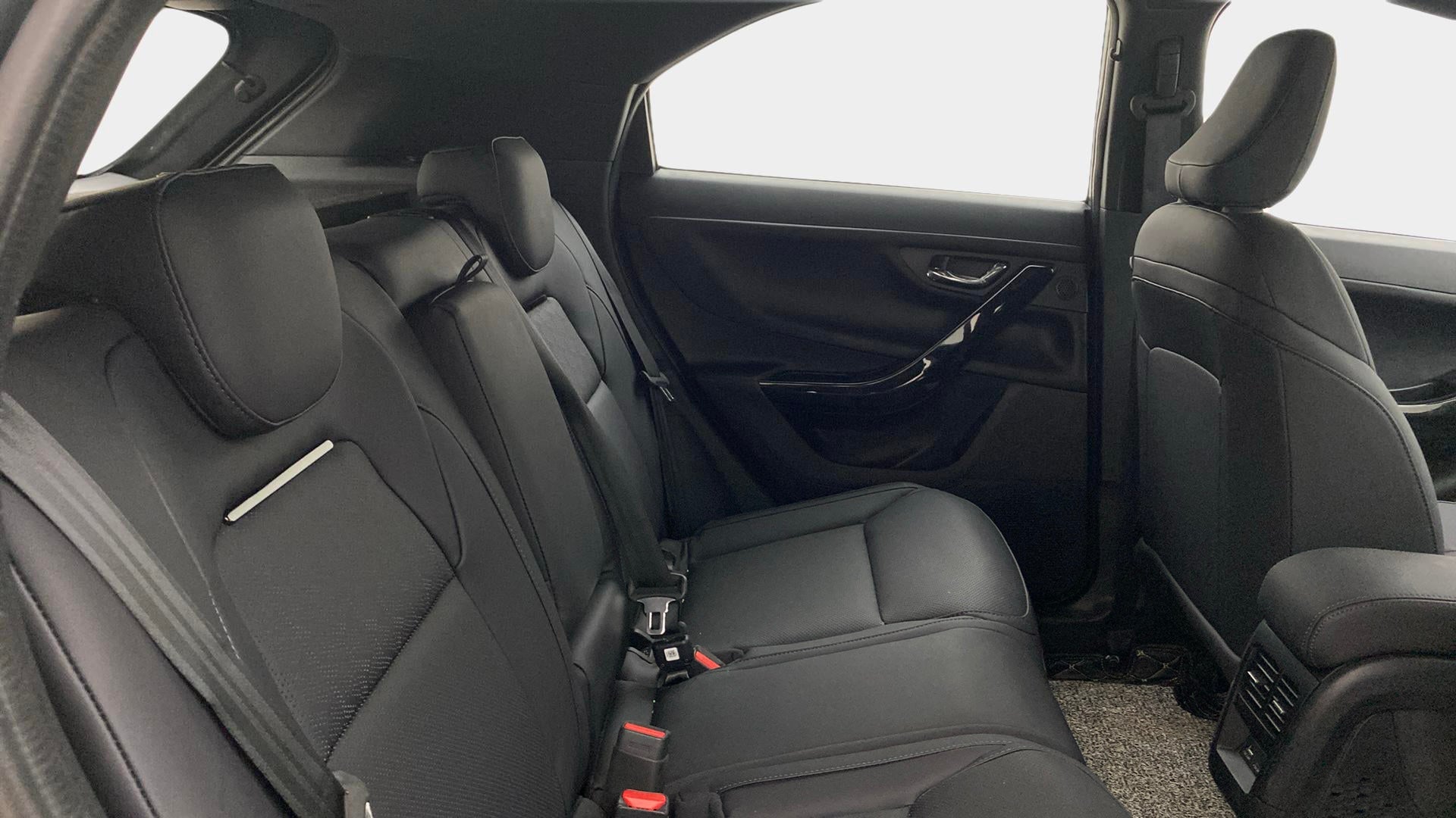 Rear seat view of a Tata Nexon