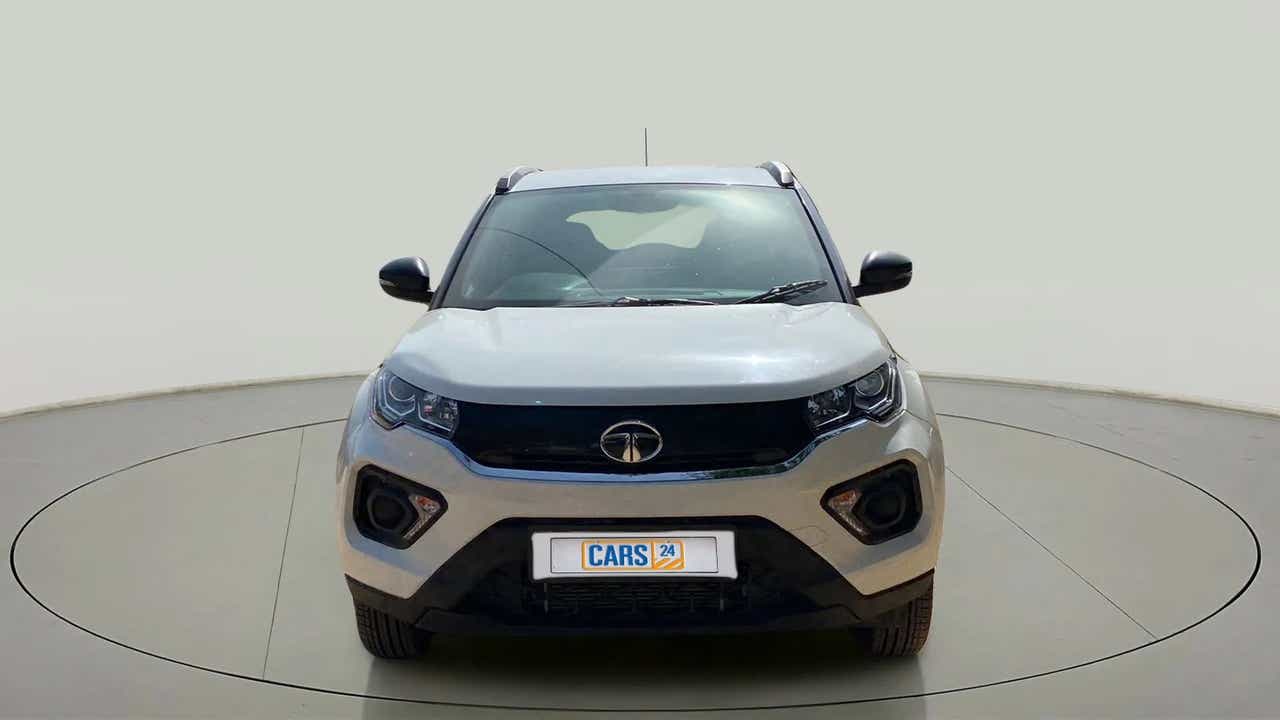 Front view of a Tata Nexon 2017-2023