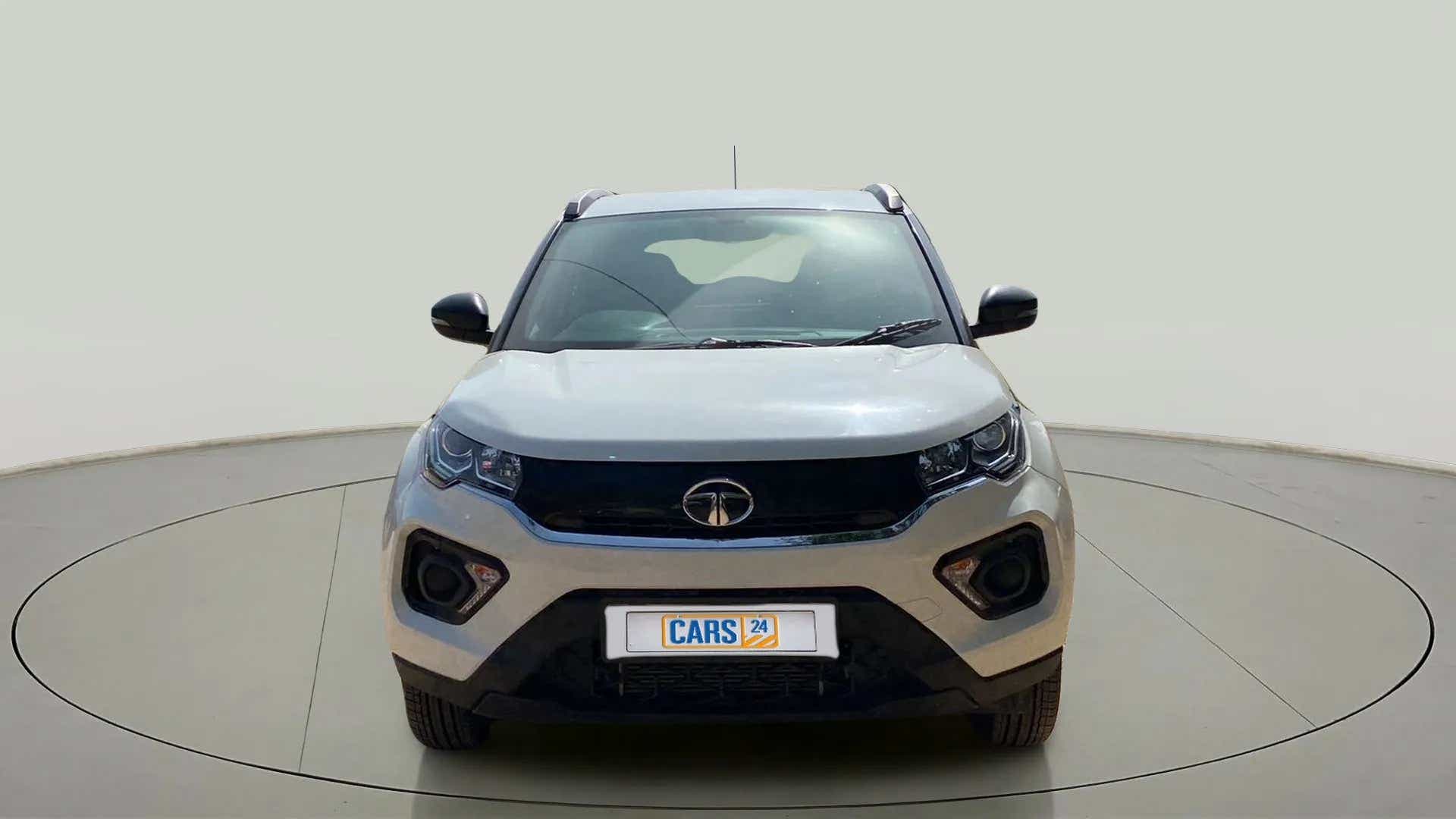 Front view of a Tata Nexon 2017-2023